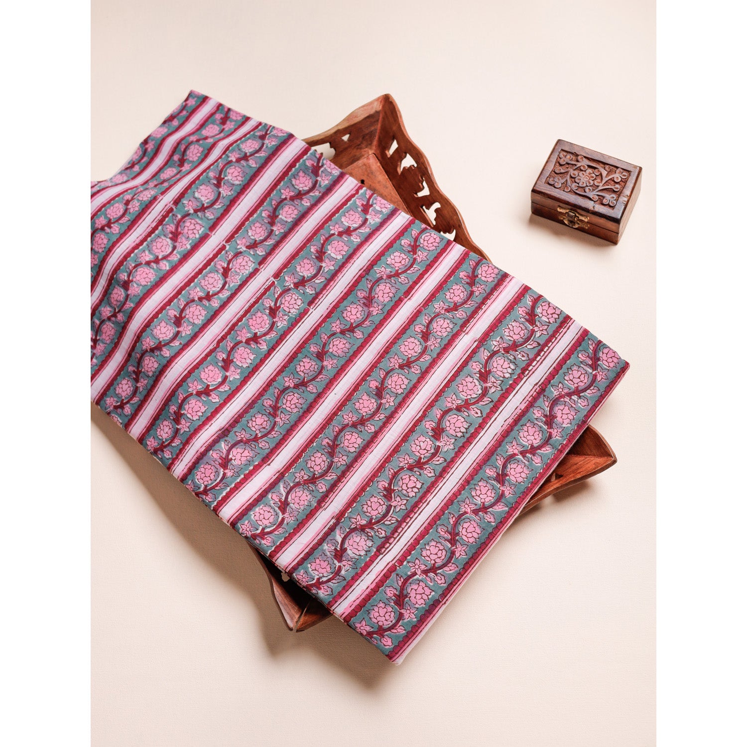 COTTON HANDBLOCK PRINTED FABRIC