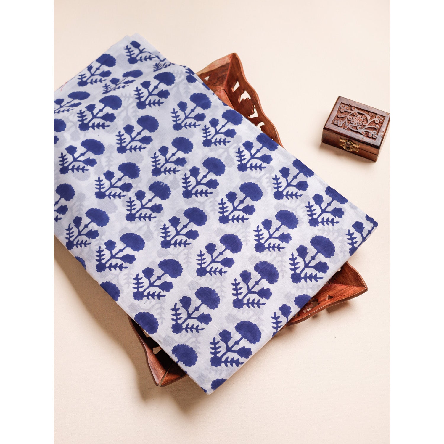 COTTON HANDBLOCK PRINTED FABRIC