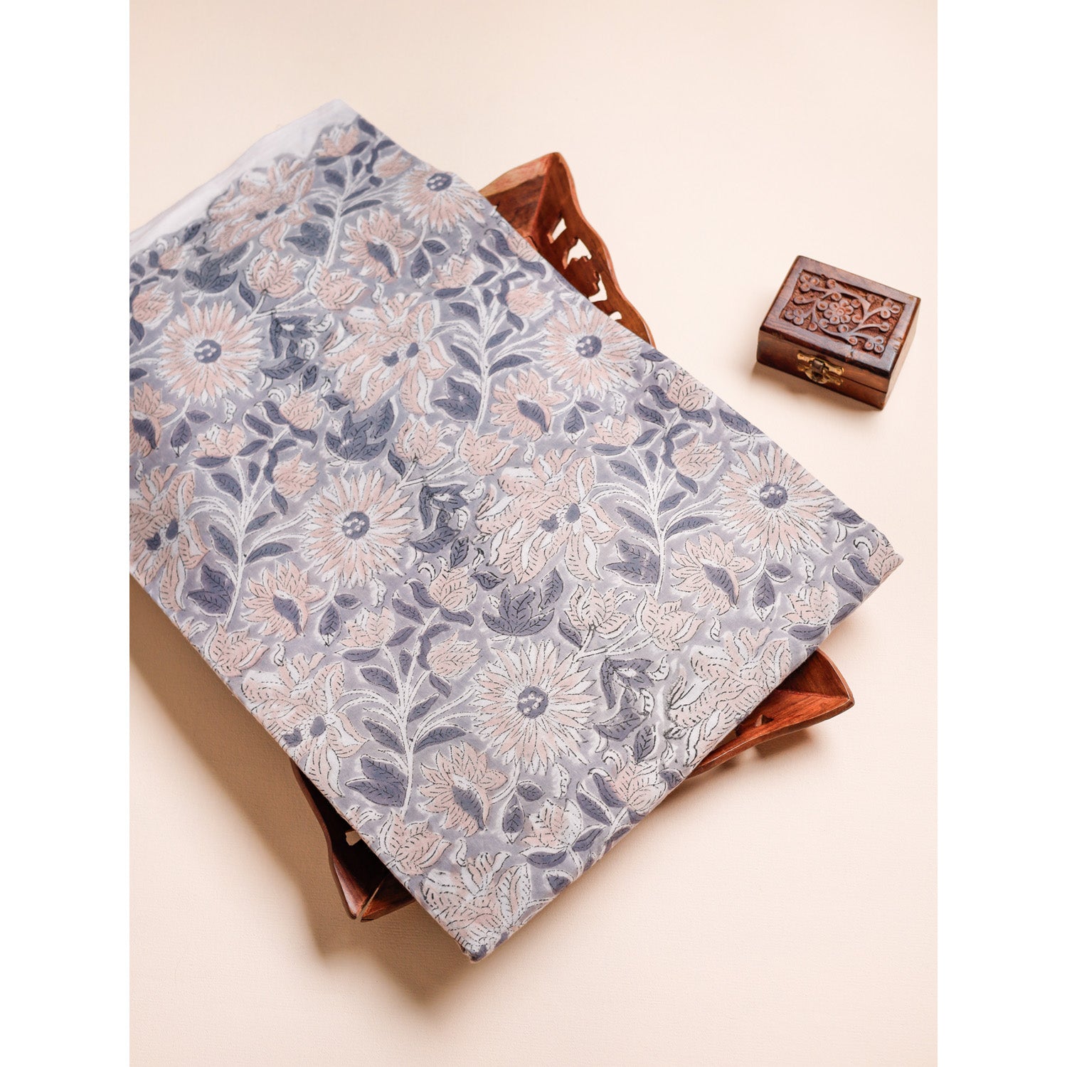 COTTON HANDBLOCK PRINTED FABRIC