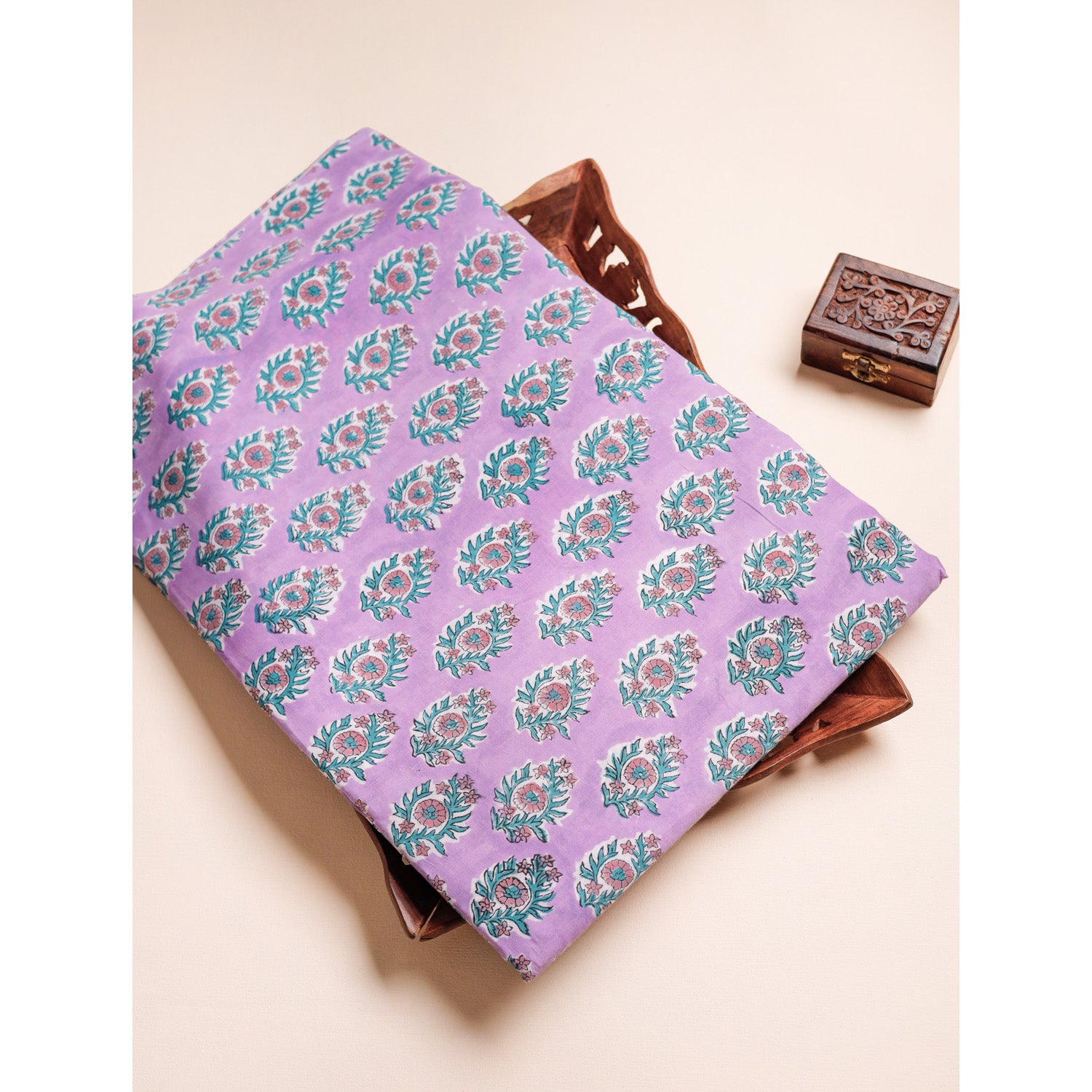 COTTON HANDBLOCK PRINTED FABRIC