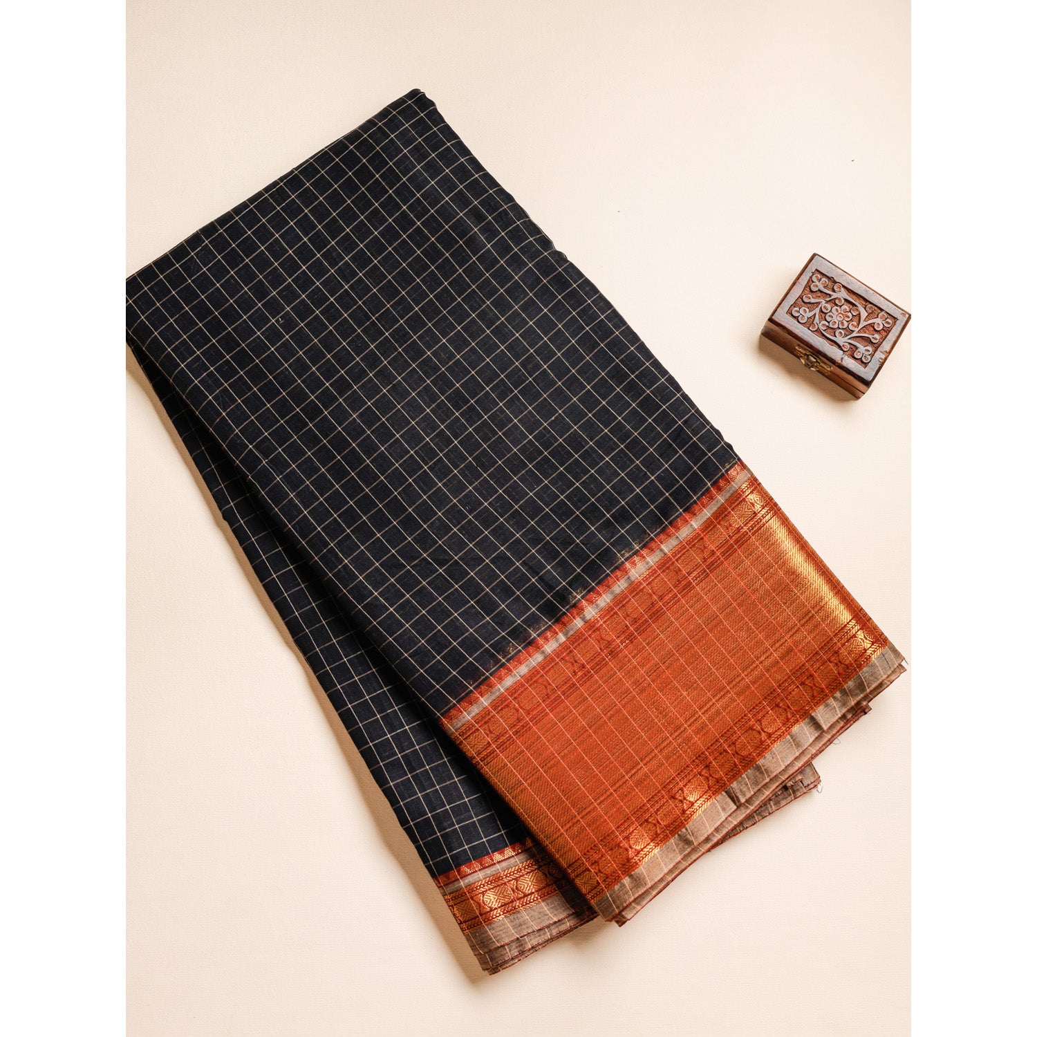 Handloom Cotton Narayanpet Border Fabric
