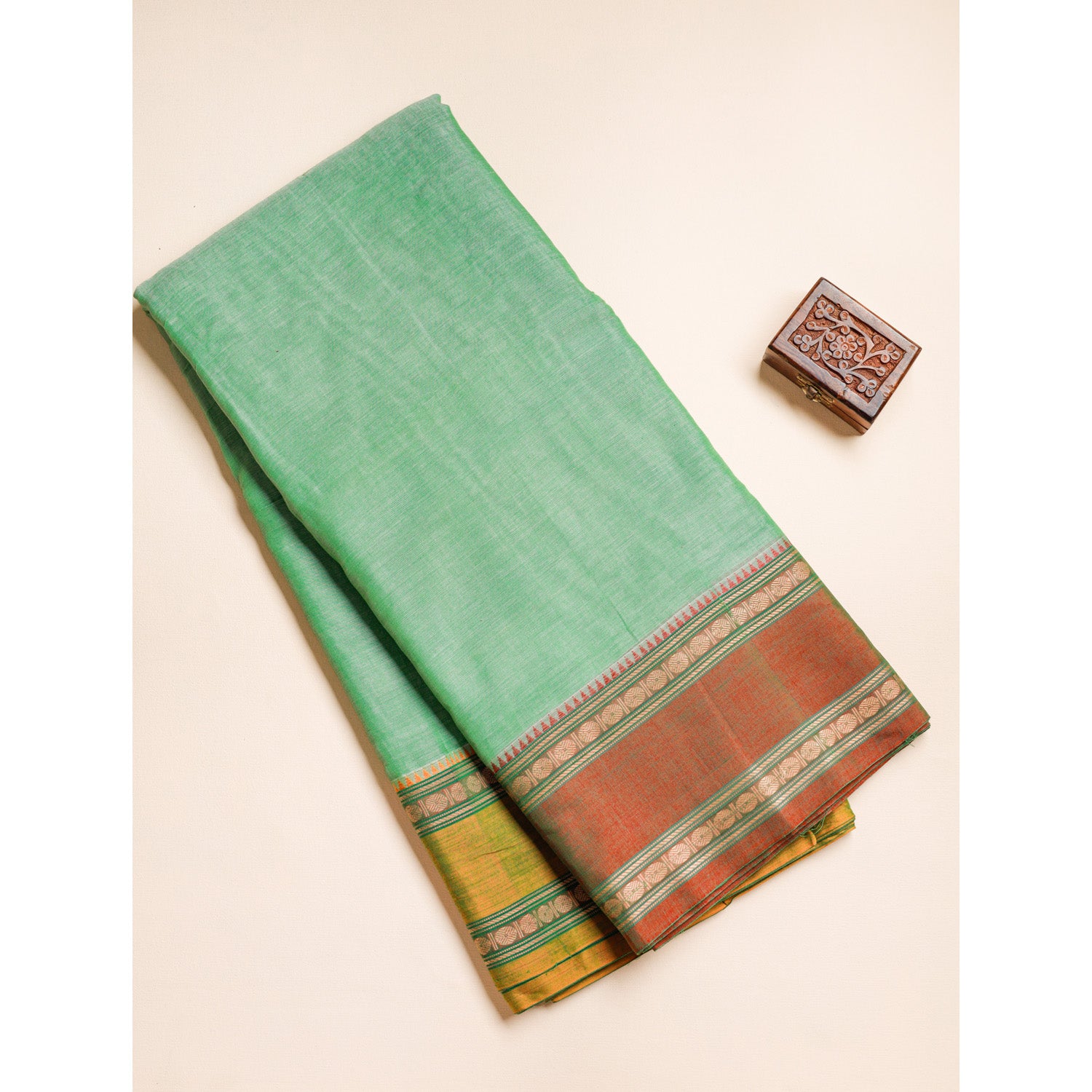 Handloom Cotton Narayanpet Border Fabric