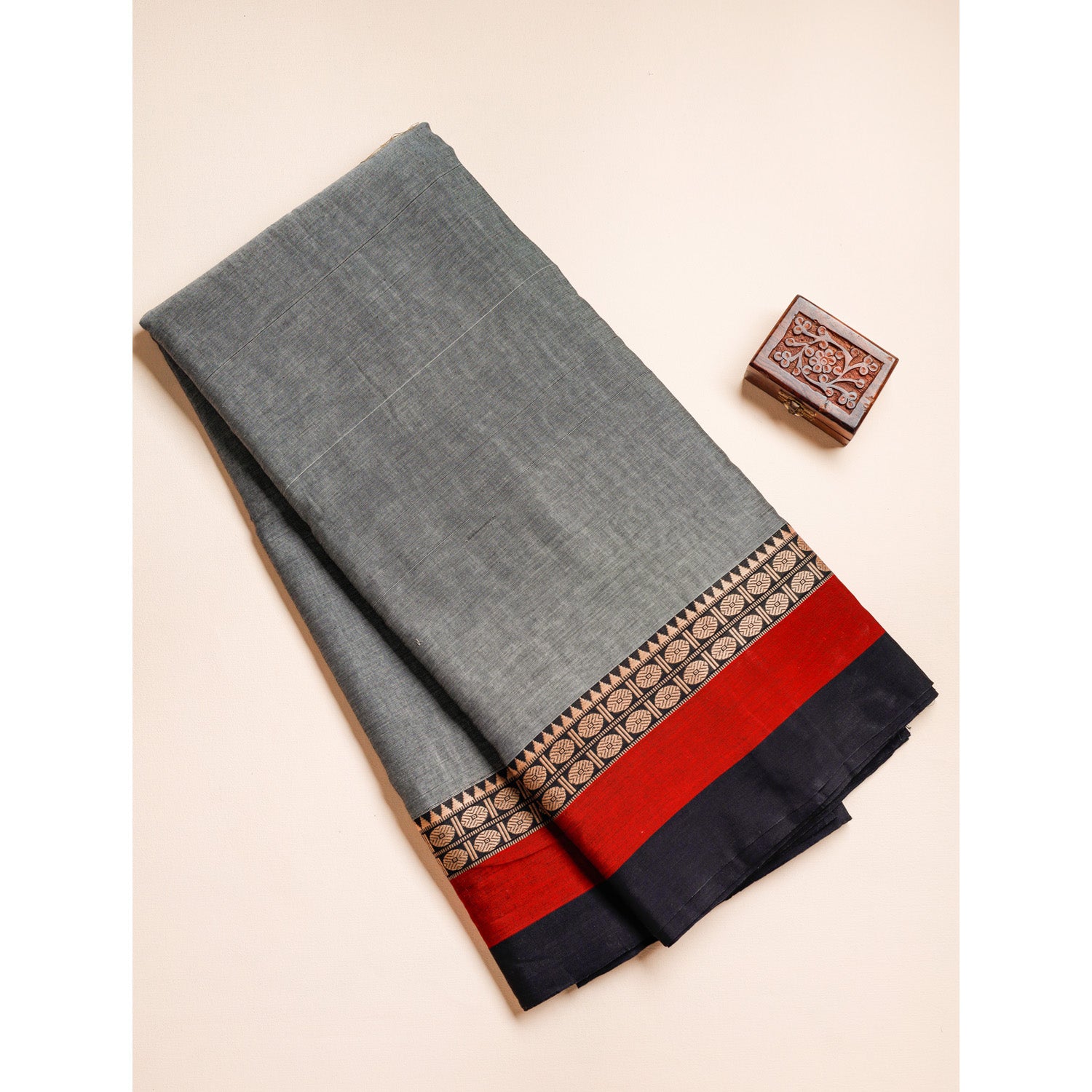 Handloom Cotton Narayanpet Border Fabric