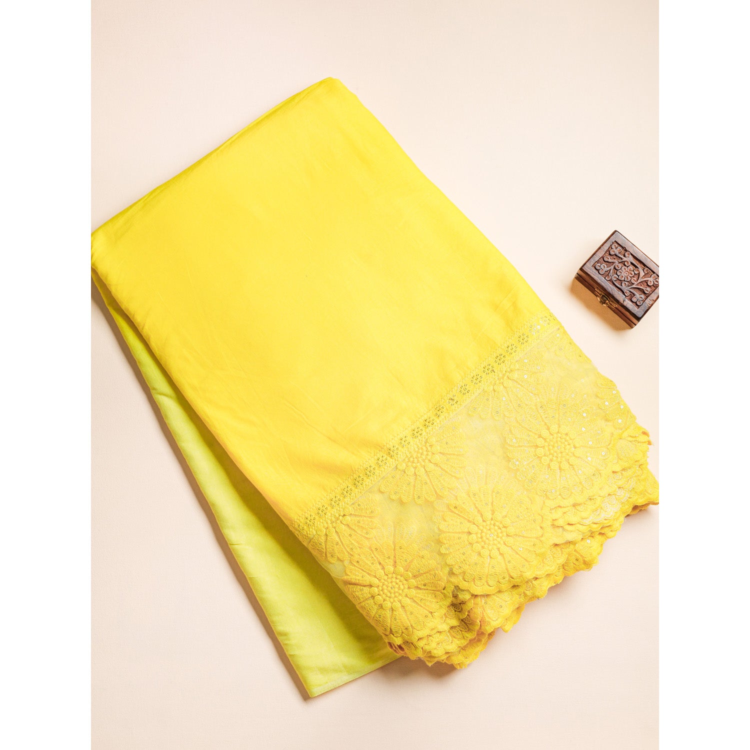 CHANDERI LACE BORDER FABRIC