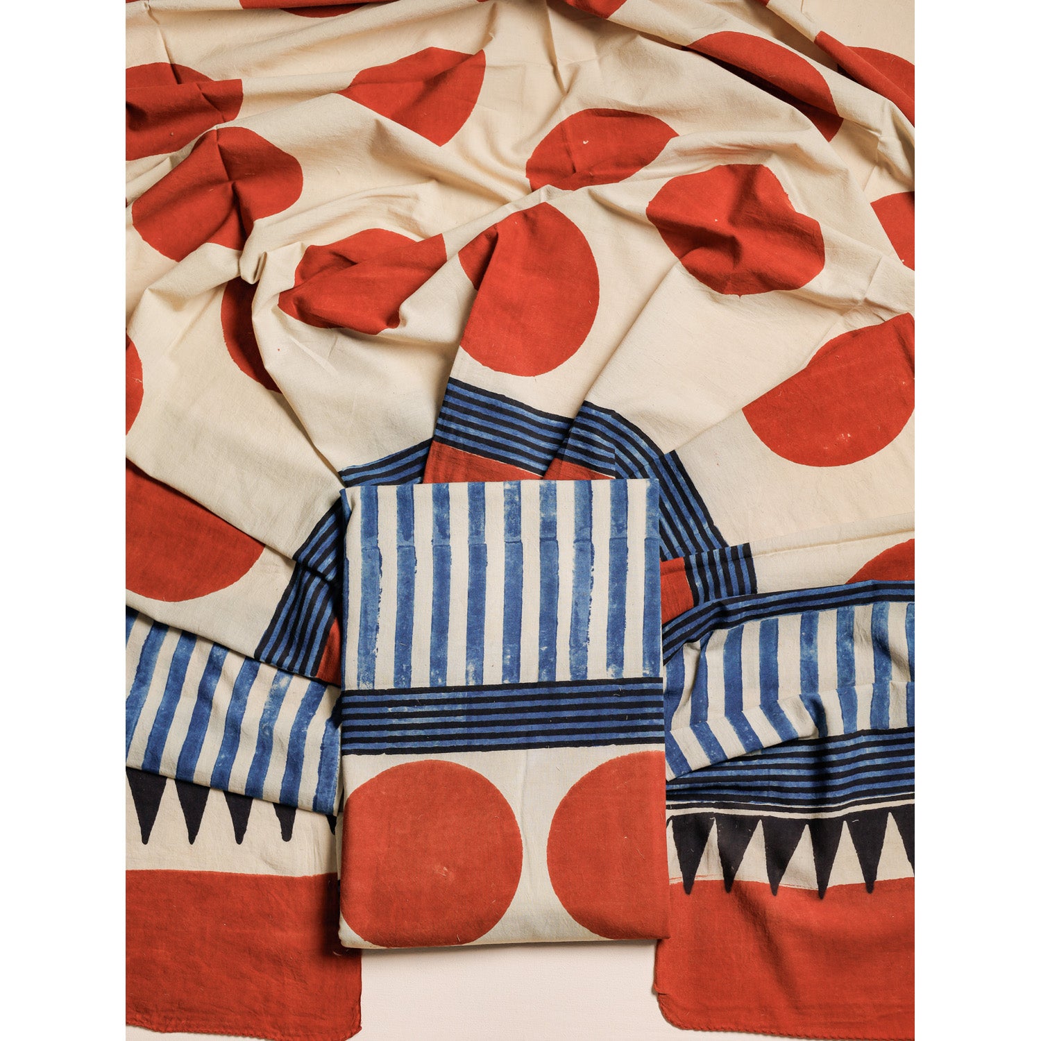 PURE COTTON AJRAKH 2 PIECE SET