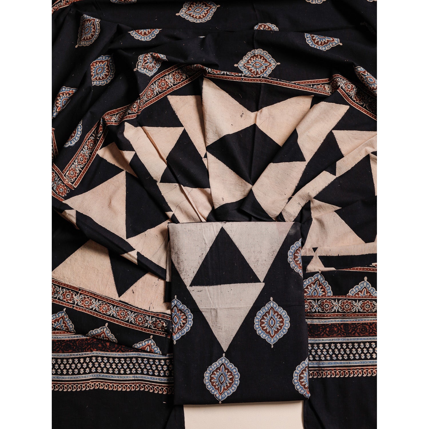 PURE COTTON AJRAKH 2 PIECE SET