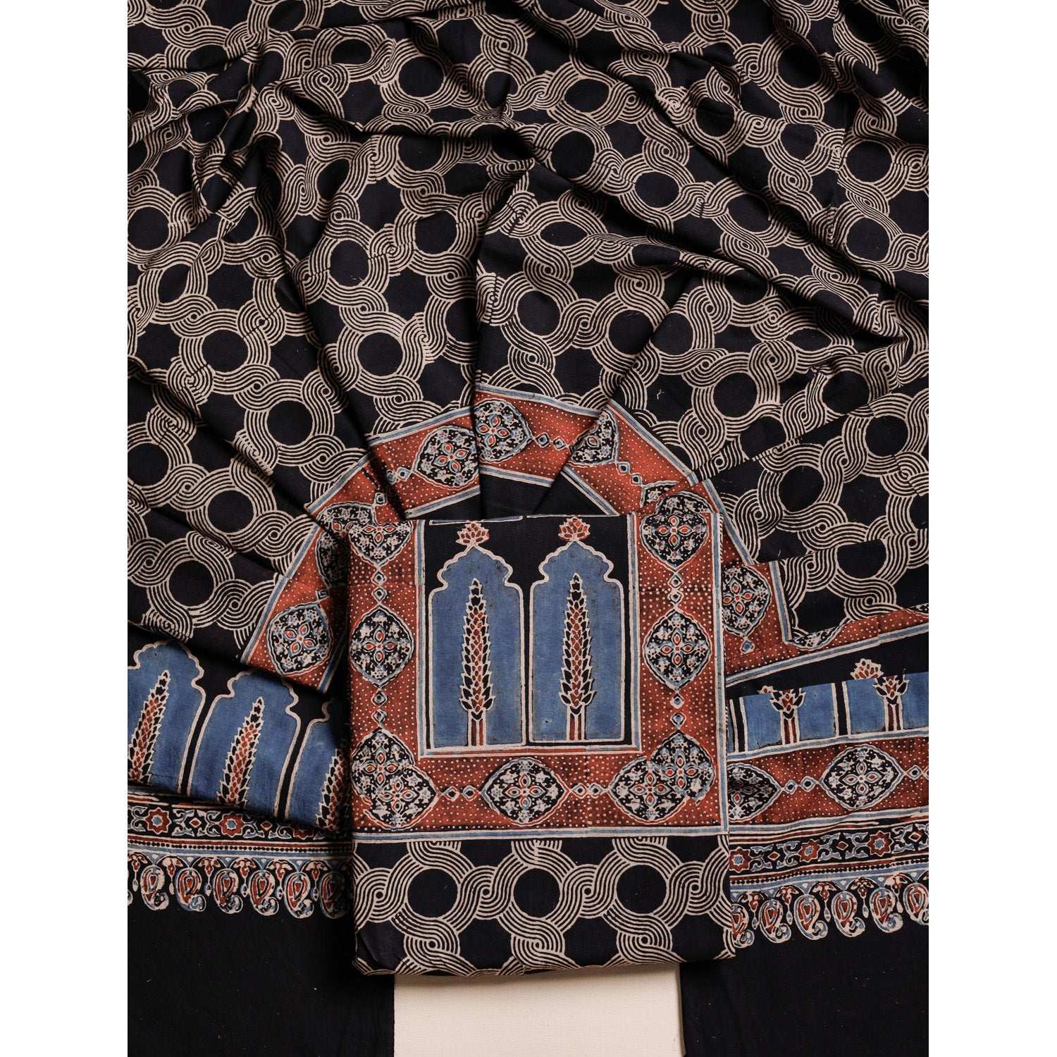 PURE COTTON AJRAKH 2 PIECE SET