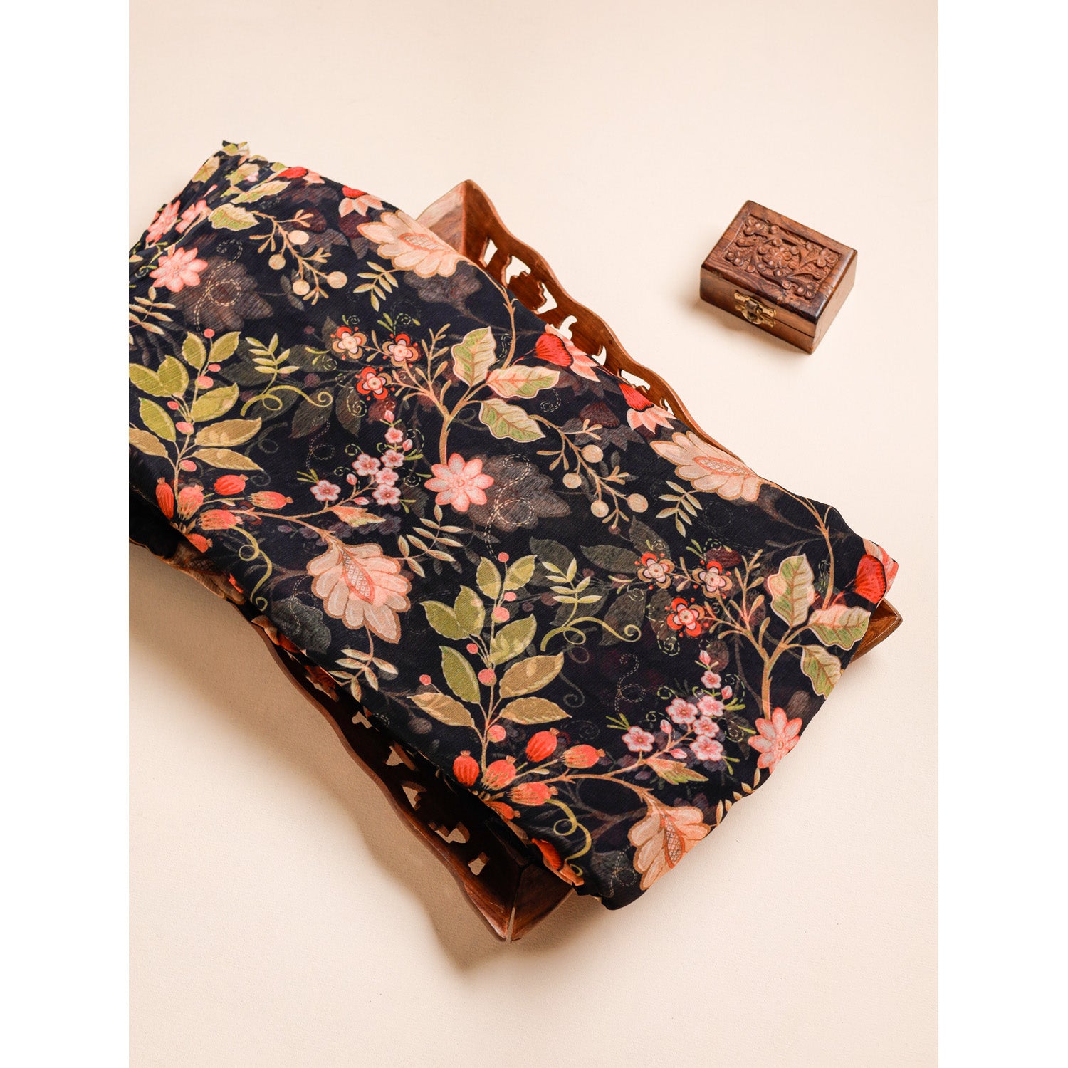 PURE CHIFFON PRINTED FABRIC