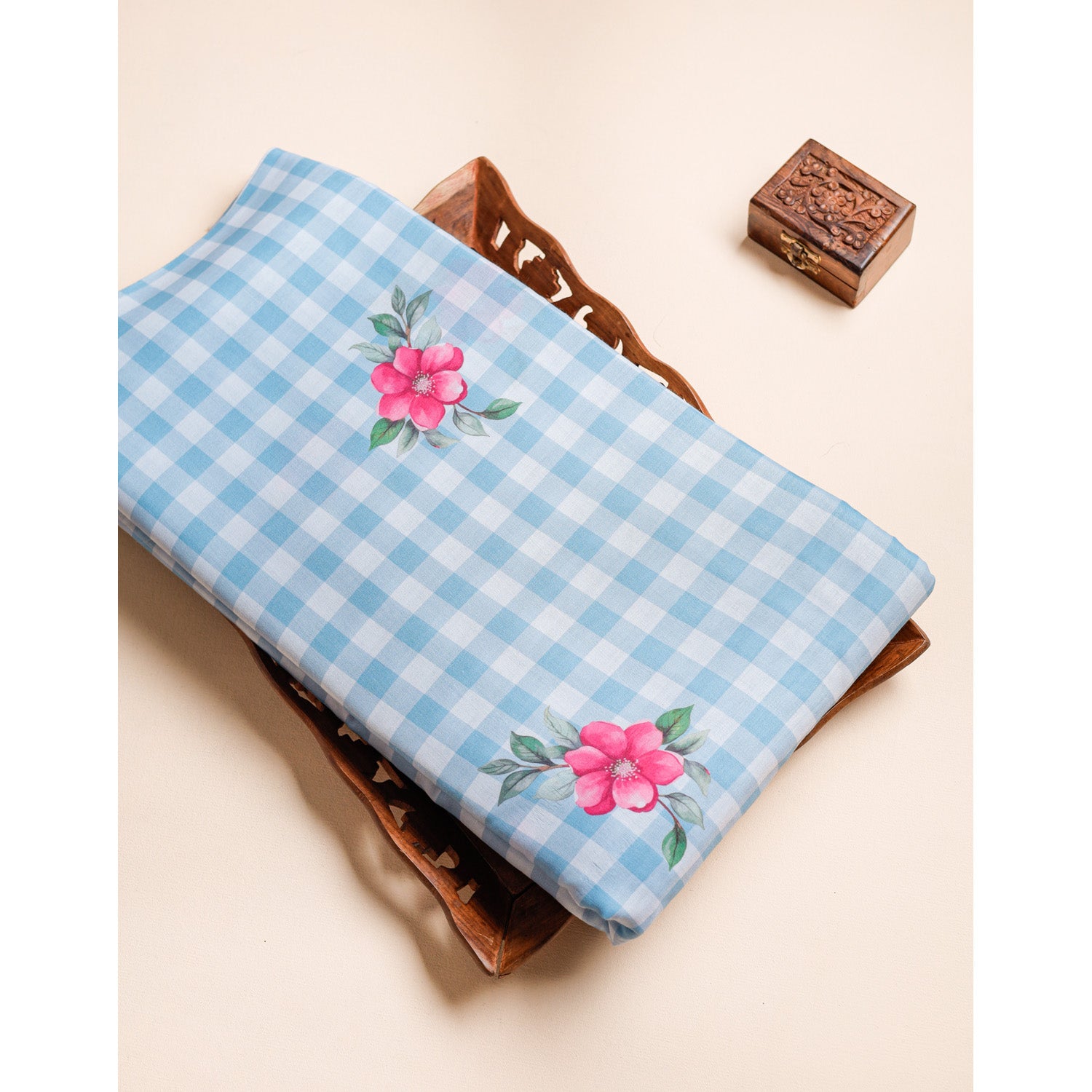 MULMUL DIGITAL PRINTED FABRIC