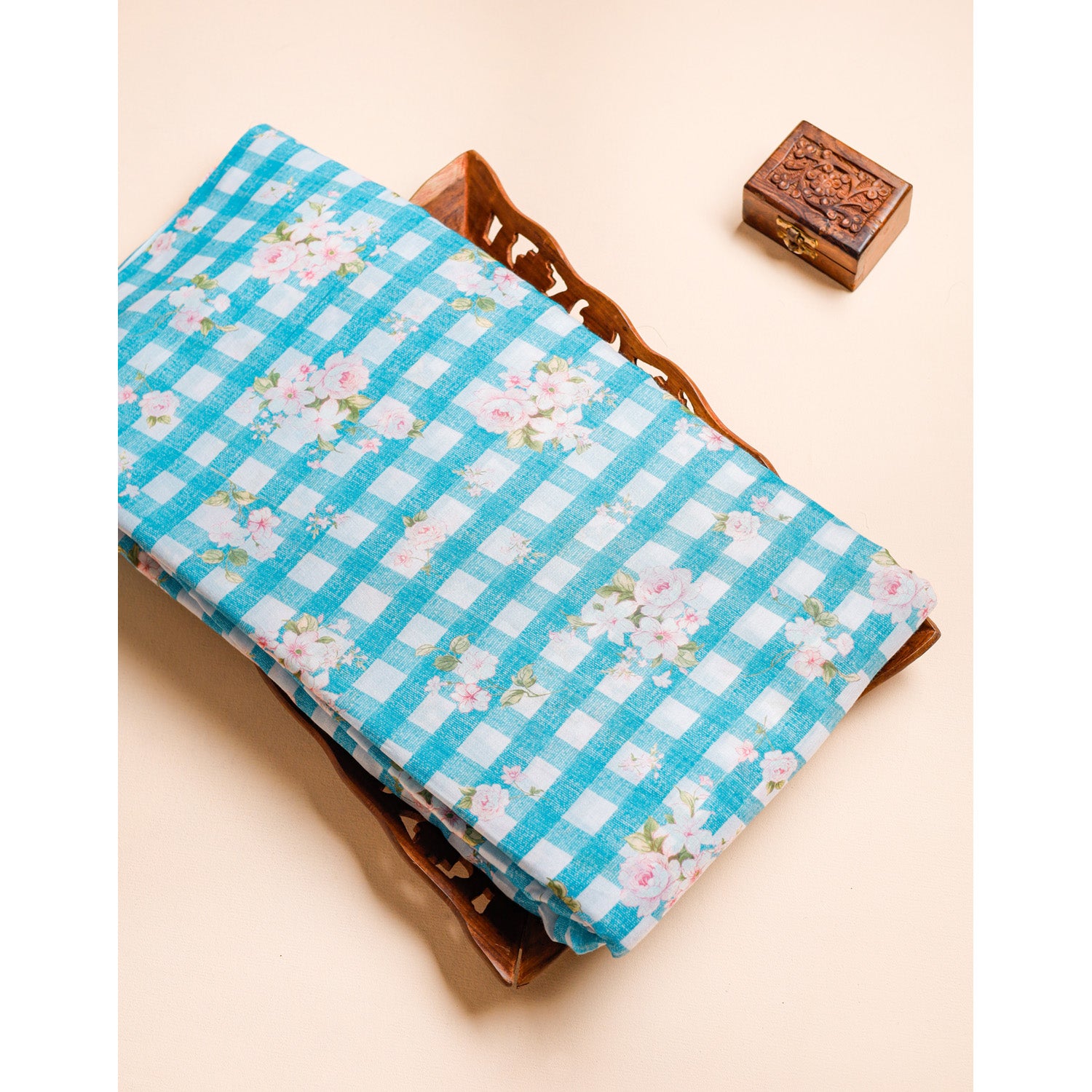 MULMUL DIGITAL PRINTED FABRIC