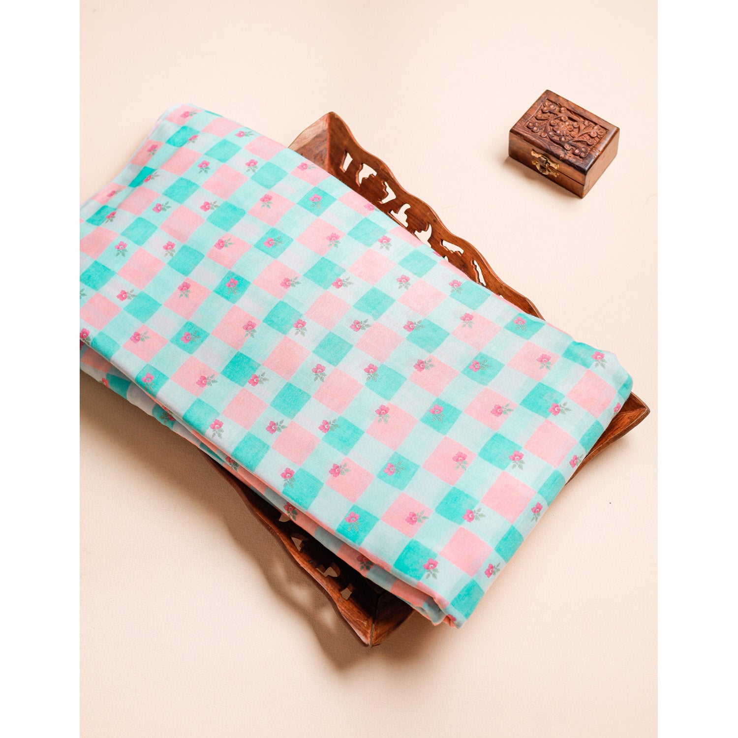 MULMUL DIGITAL PRINTED FABRIC