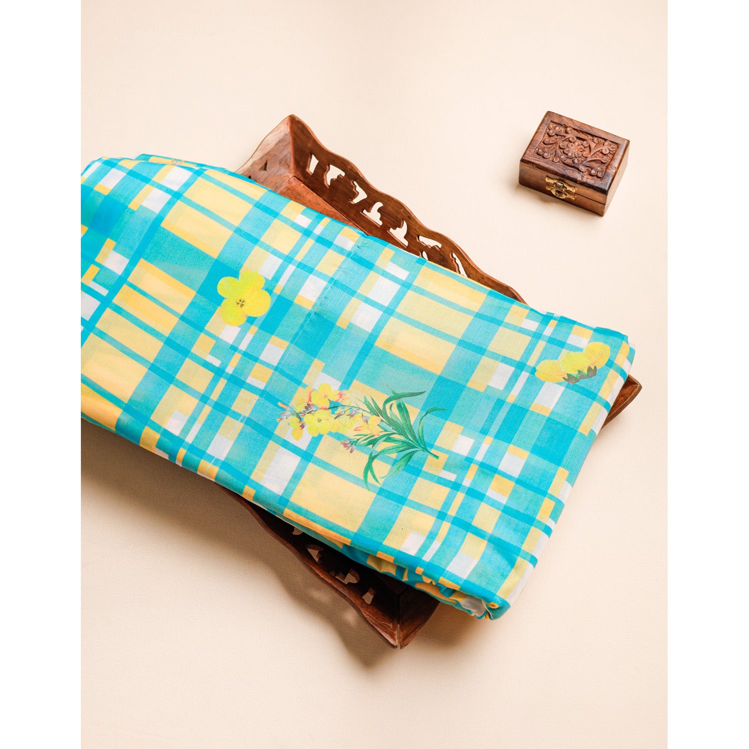 MULMUL DIGITAL PRINTED FABRIC