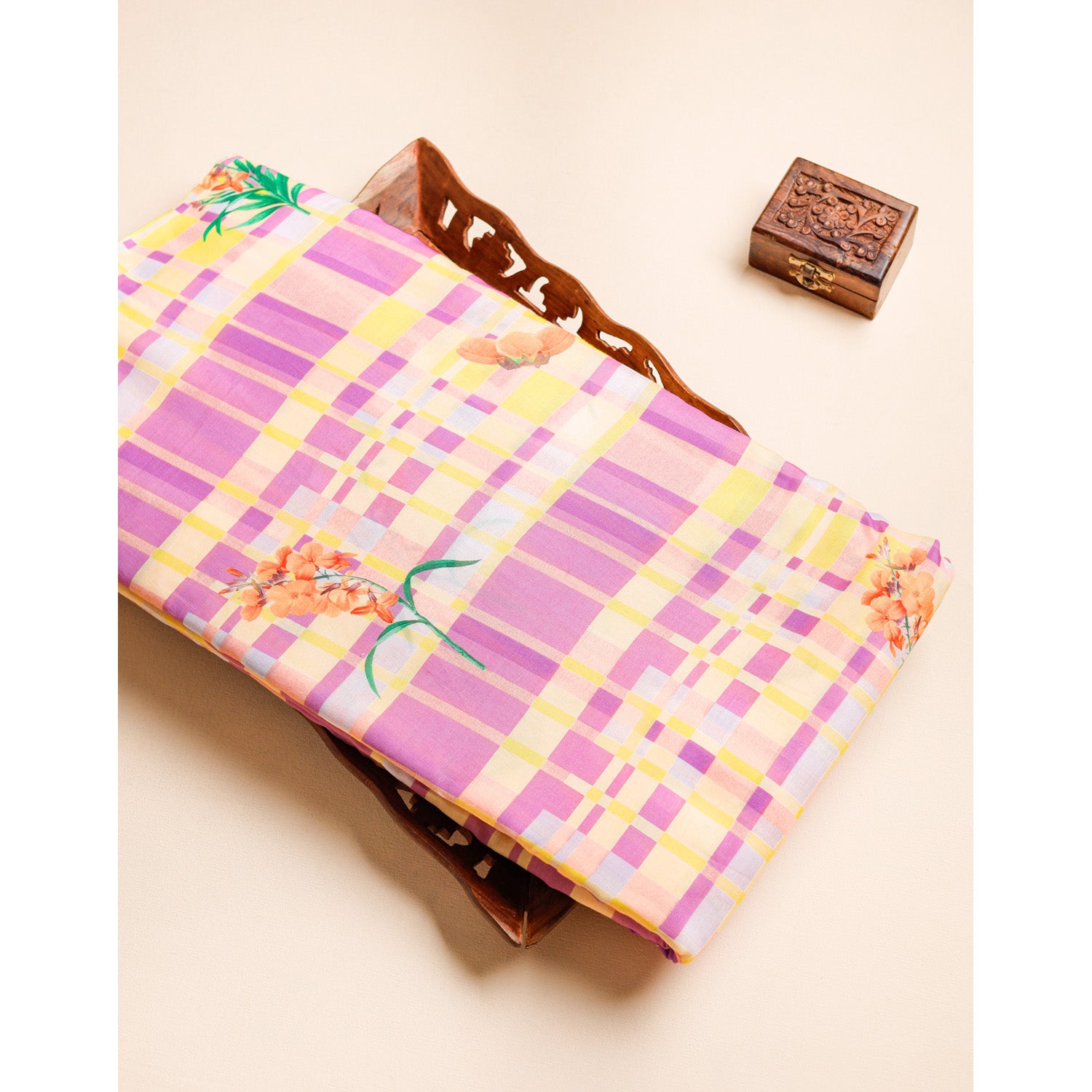 MULMUL DIGITAL PRINTED FABRIC