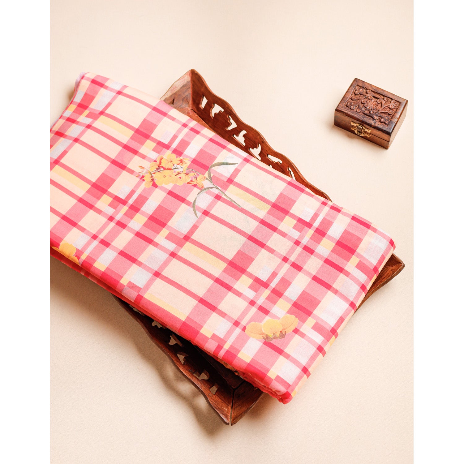 MULMUL DIGITAL PRINTED FABRIC