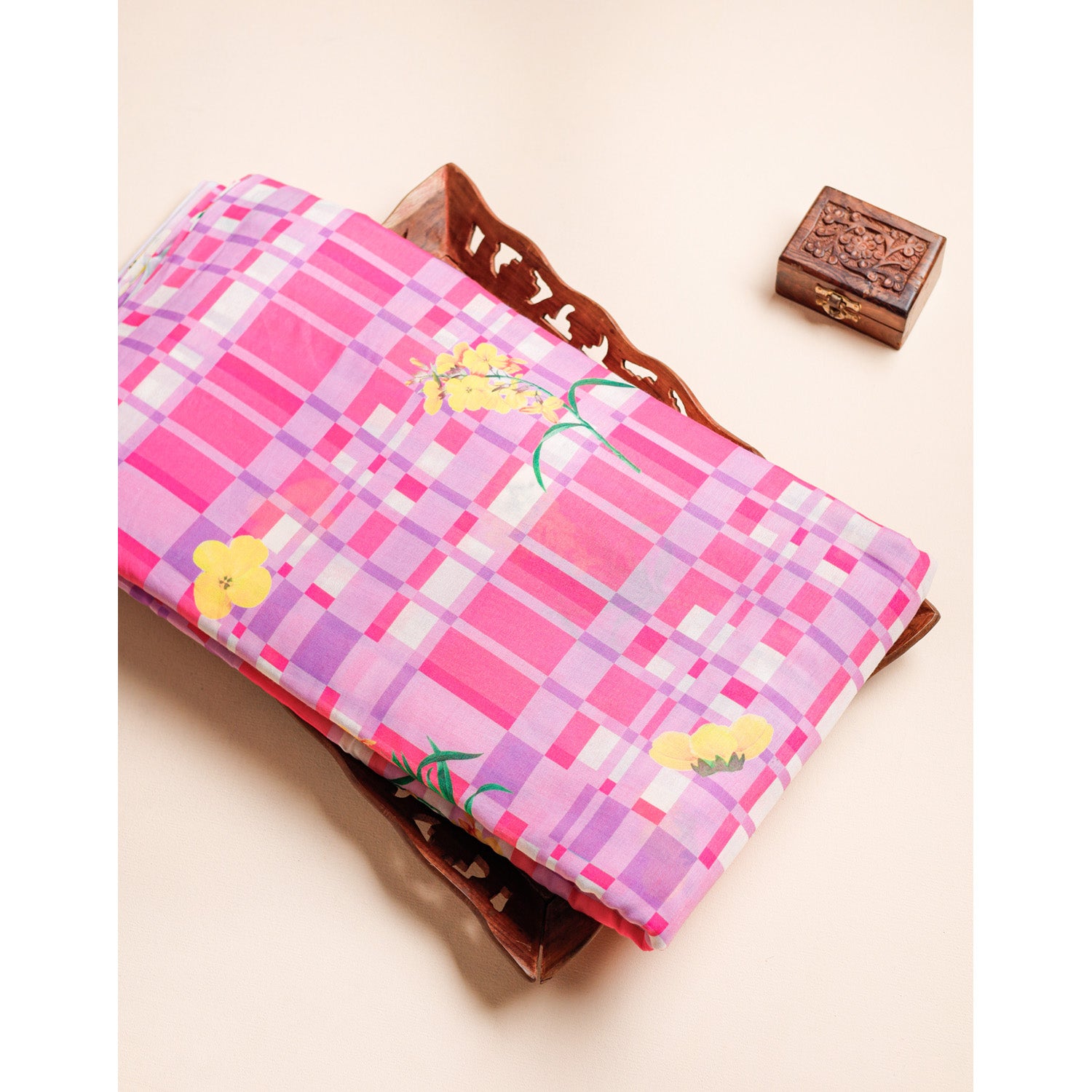 MULMUL DIGITAL PRINTED FABRIC