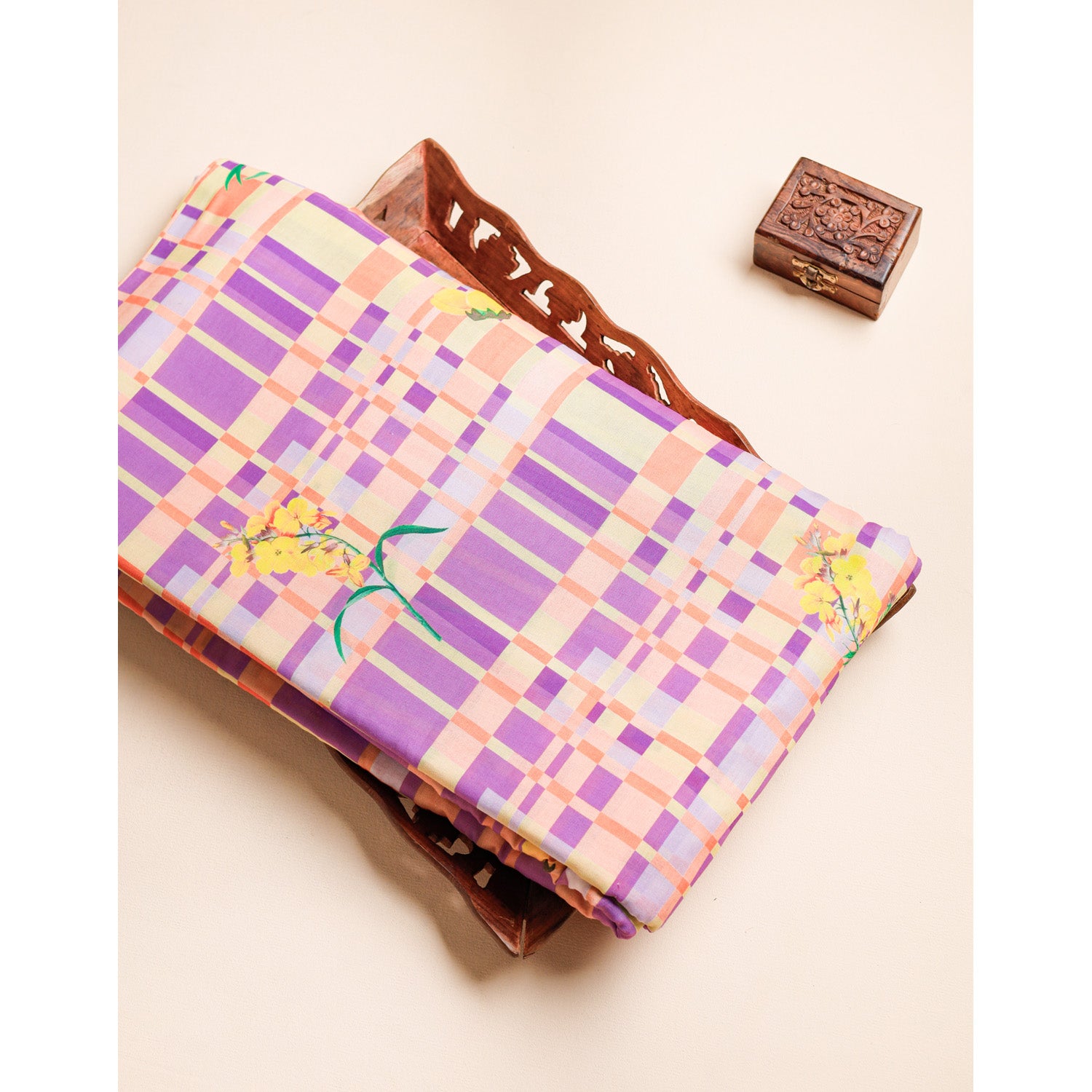 MULMUL DIGITAL PRINTED FABRIC