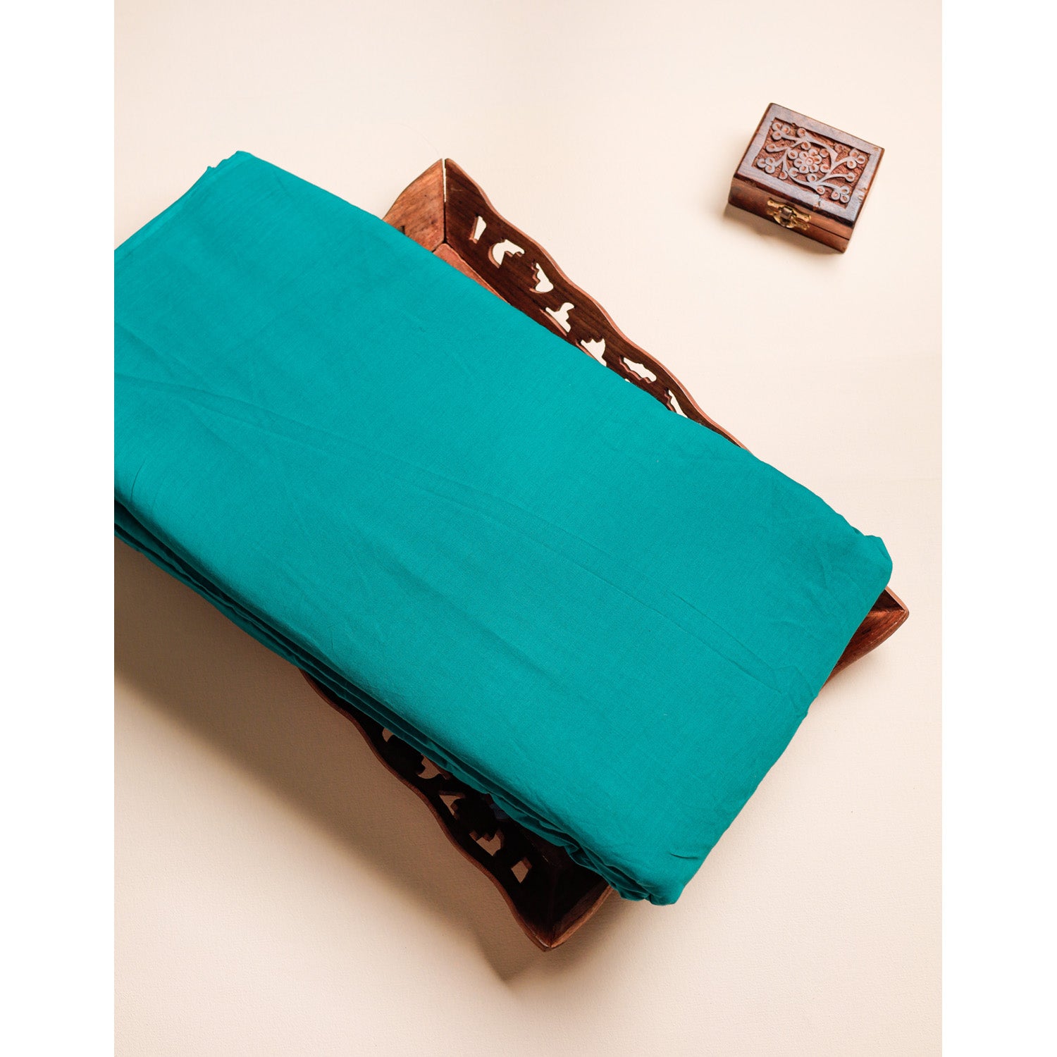 PURE MUL COTTON PLAIN FABRIC