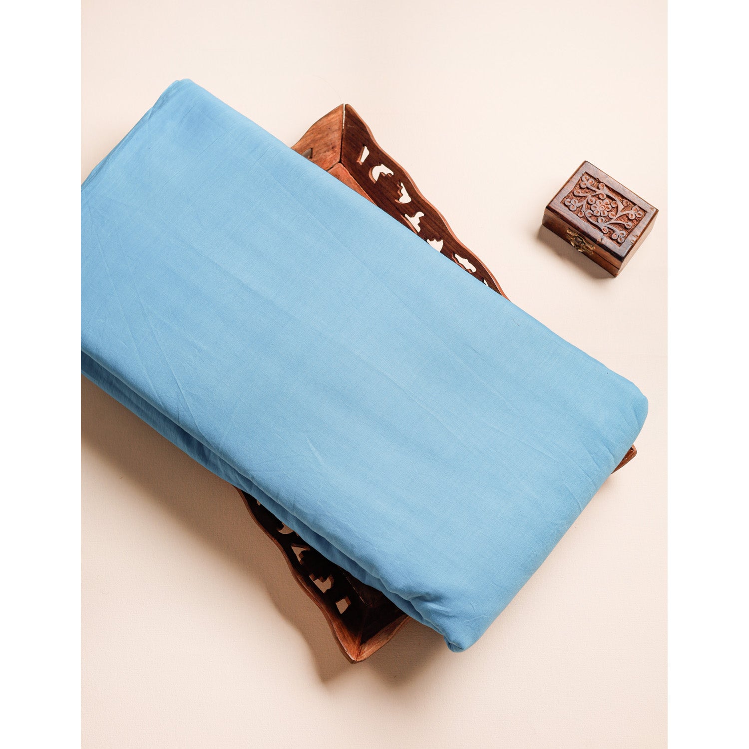 PURE MUL COTTON PLAIN FABRIC