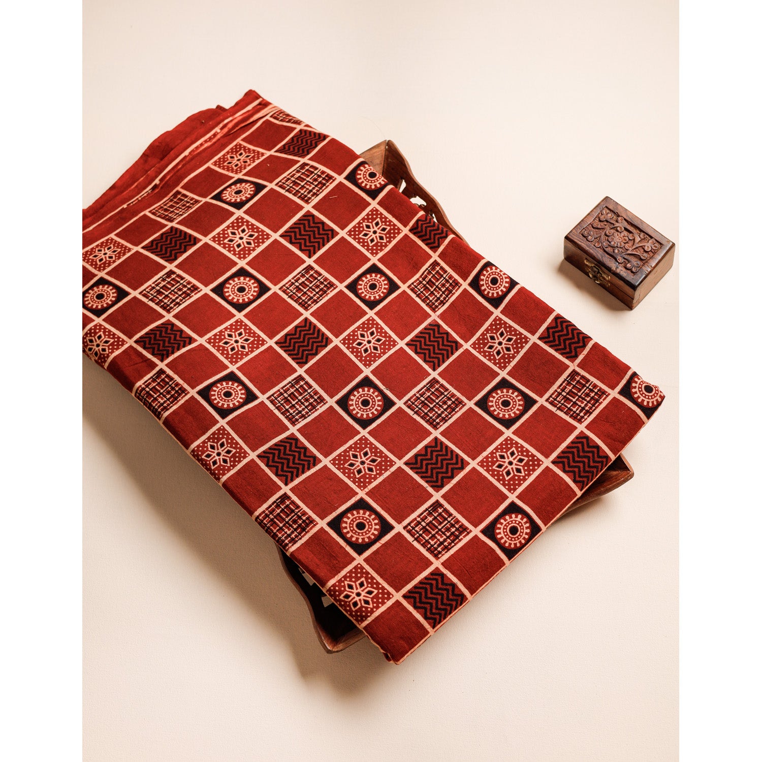 PURE COTTON AJRAKH FABRIC