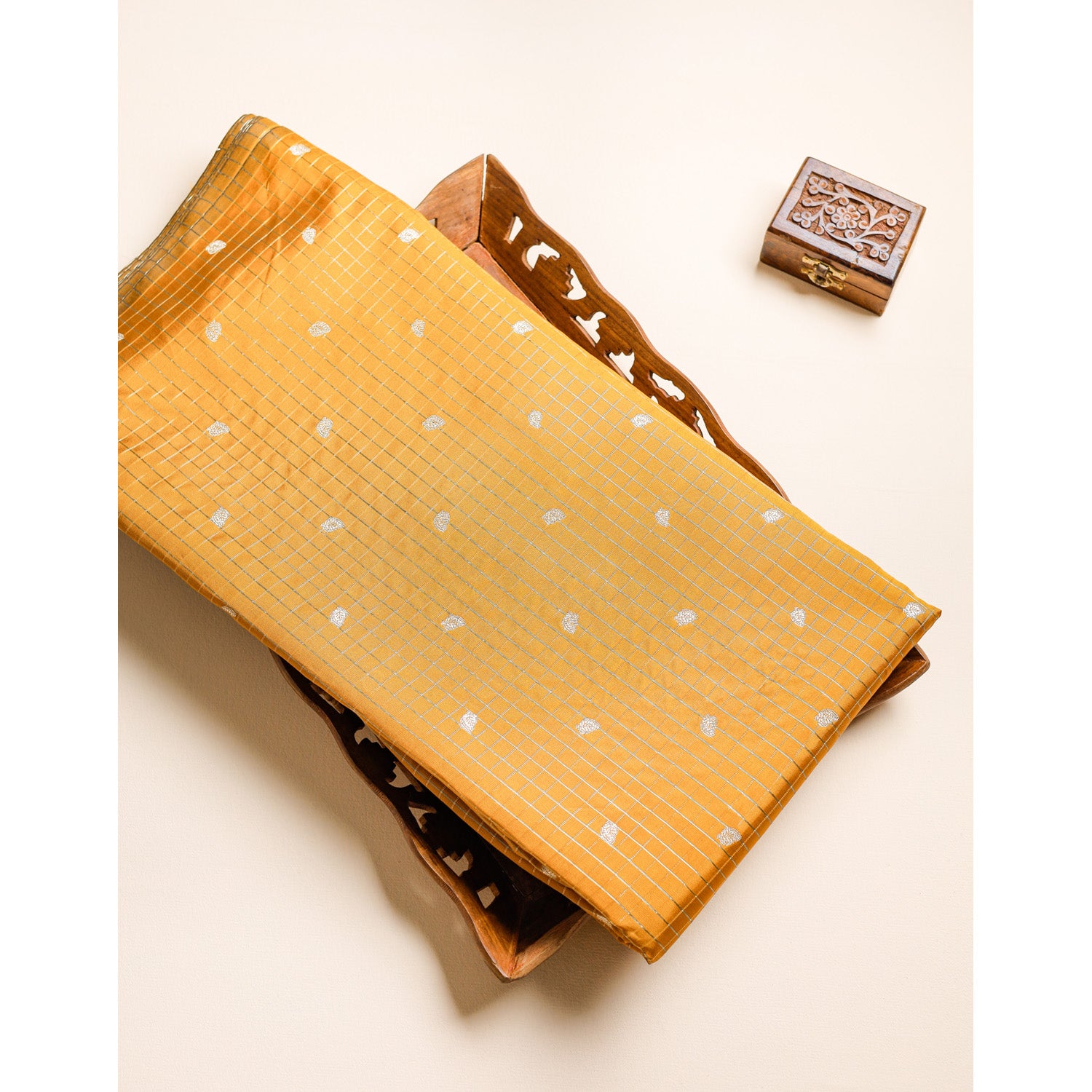 SEMI RAW SILK FABRIC