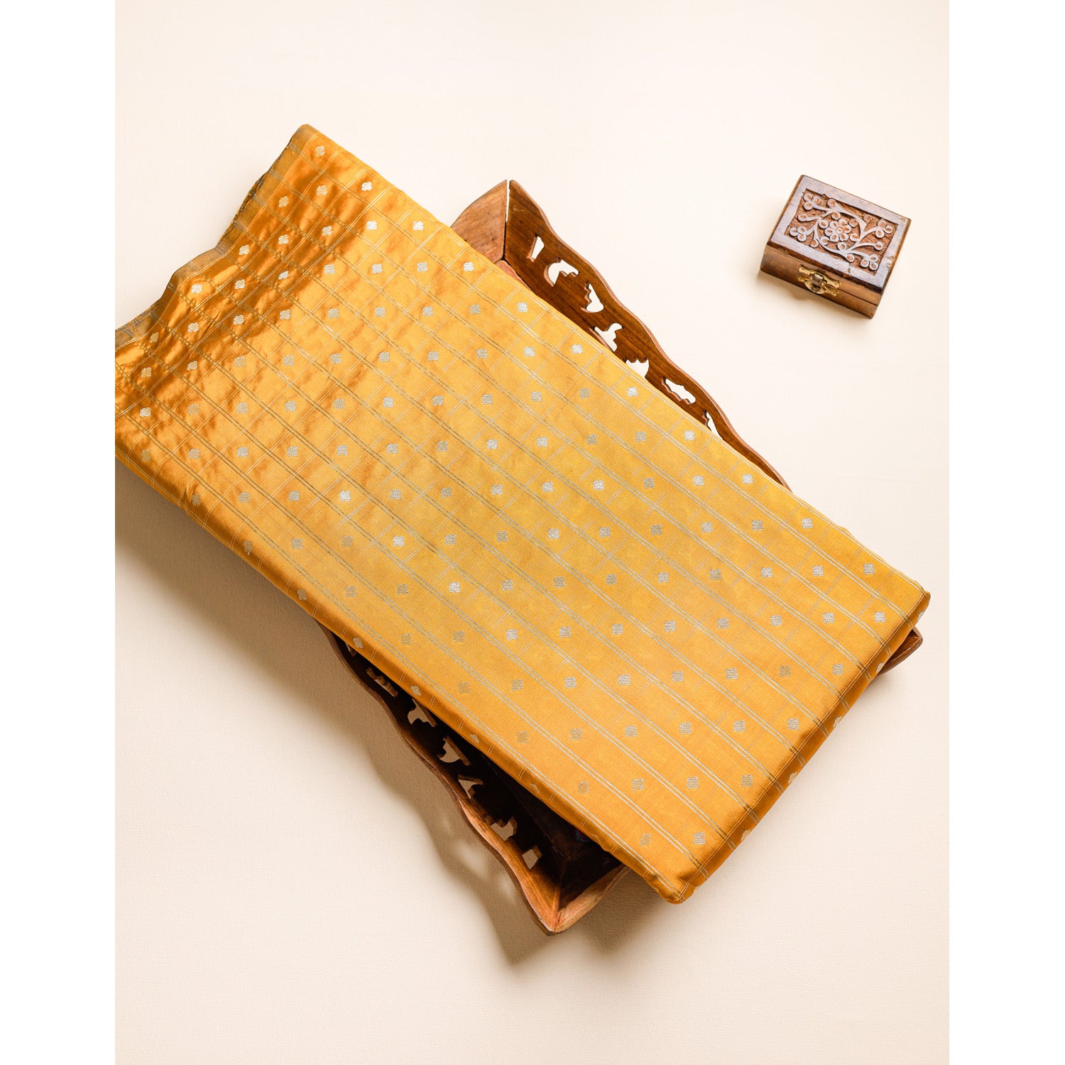 SEMI RAW SILK FABRIC