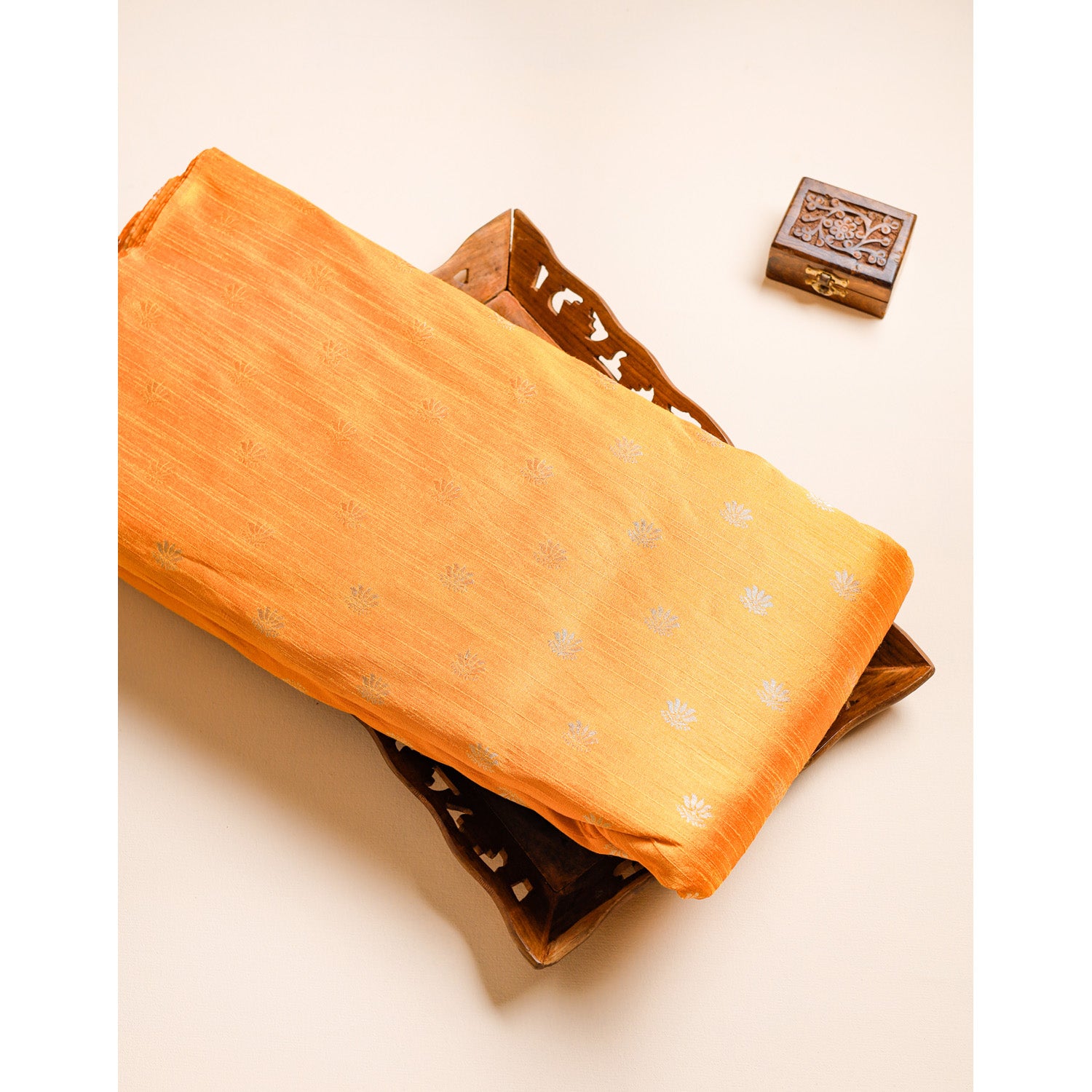 BANARASI CHANDERI SILK FABRIC