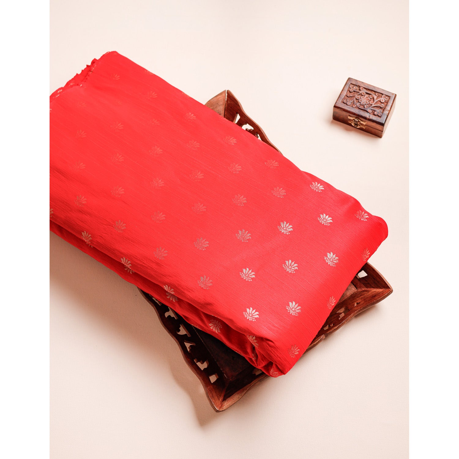 BANARASI CHANDERI SILK FABRIC