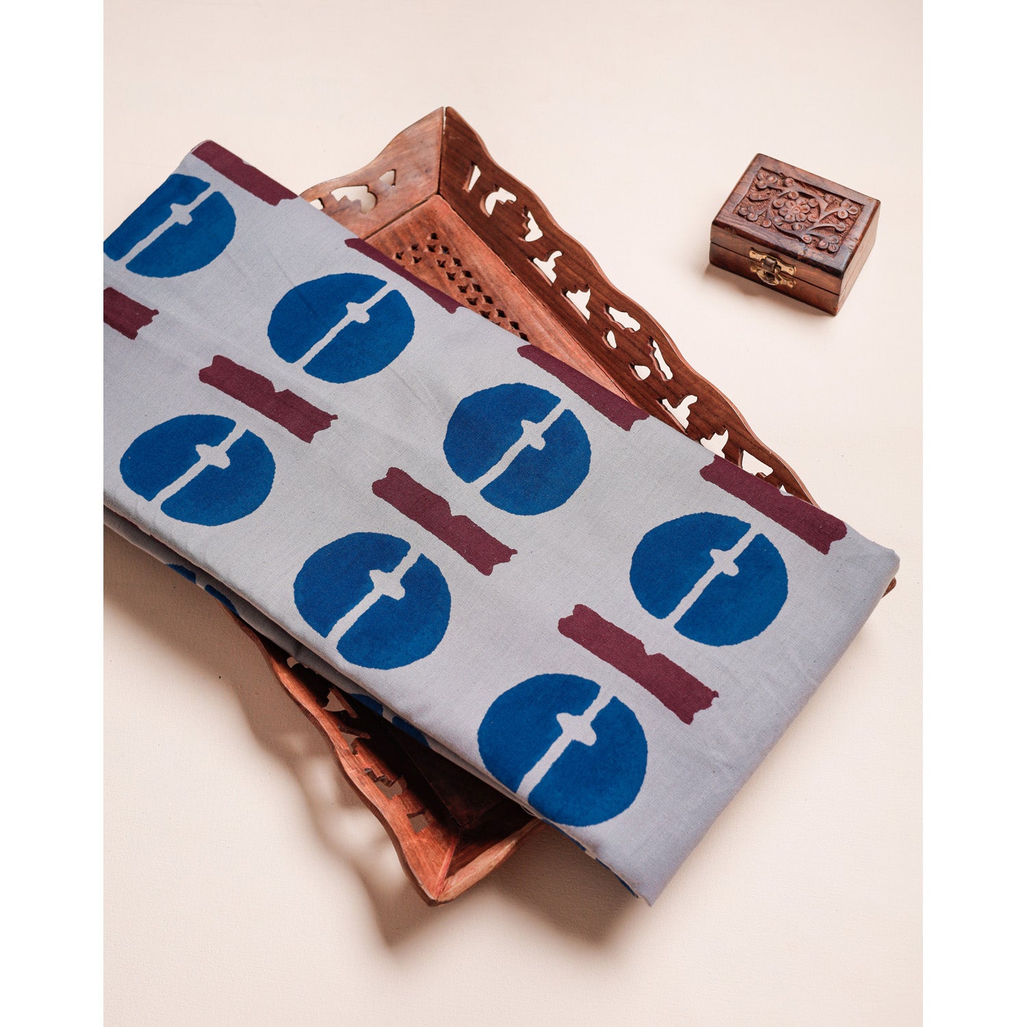 COTTON FLEX AJRAKH PRINTED FABRIC