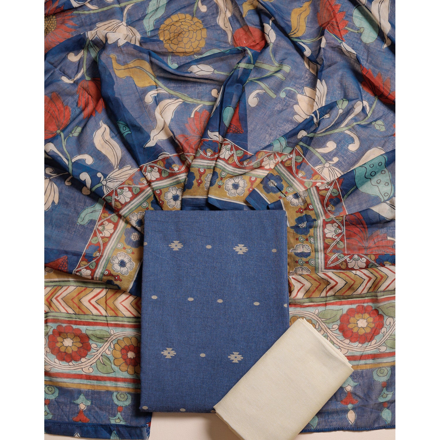 GUL RANG COTTON KALAMKARI SUIT SET