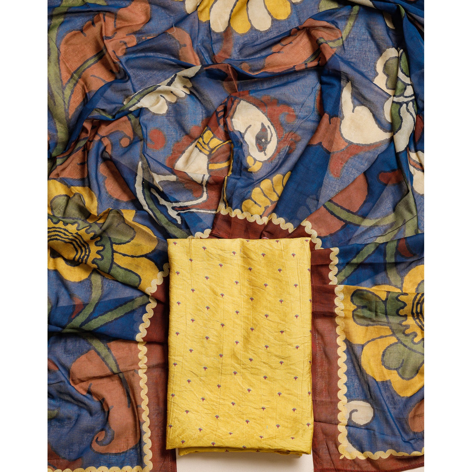 MOGRA CHANDERI 2 PIECE SET