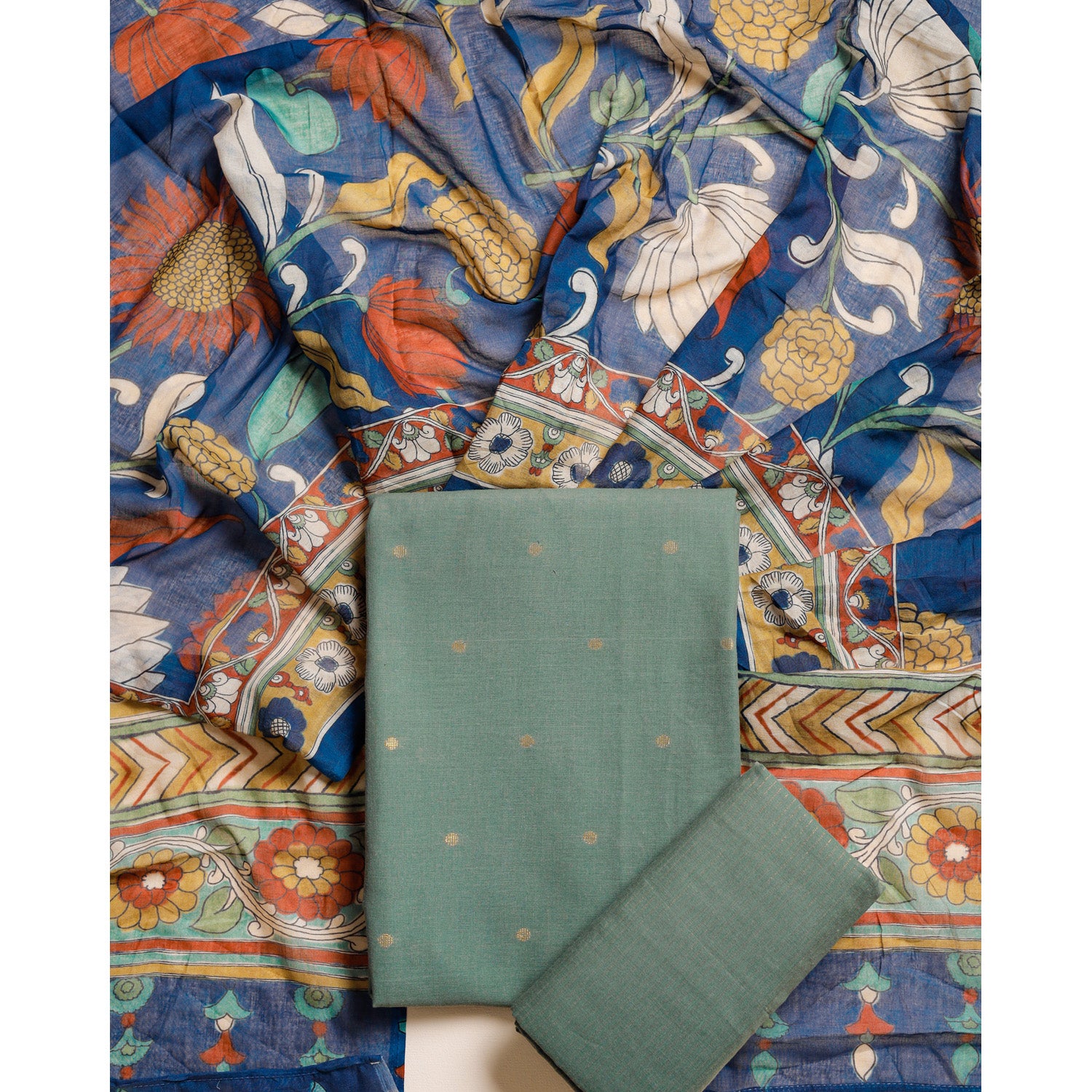 COTTON HANDLOOM SUIT SET