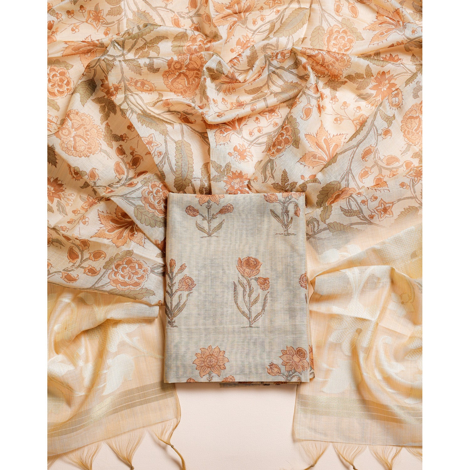 MODAL MUGHAL PRINTED 2 PIECE SET