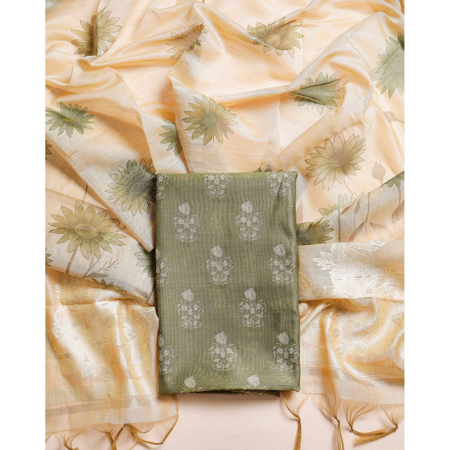 MODAL MUGHAL PRINTED 2 PIECE SET