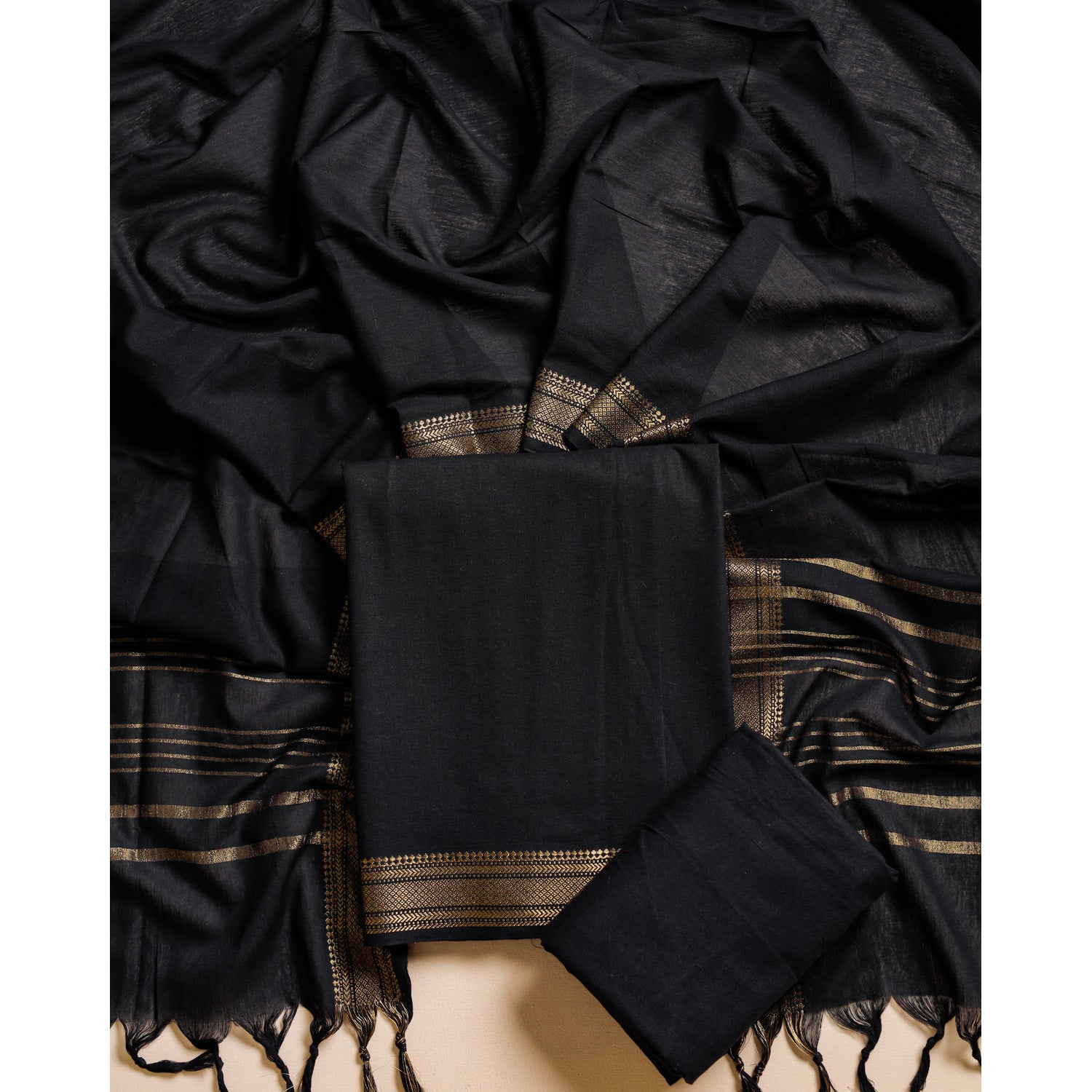 PURE COTTON HANDLOOM MANGALGIRI SUIT SET