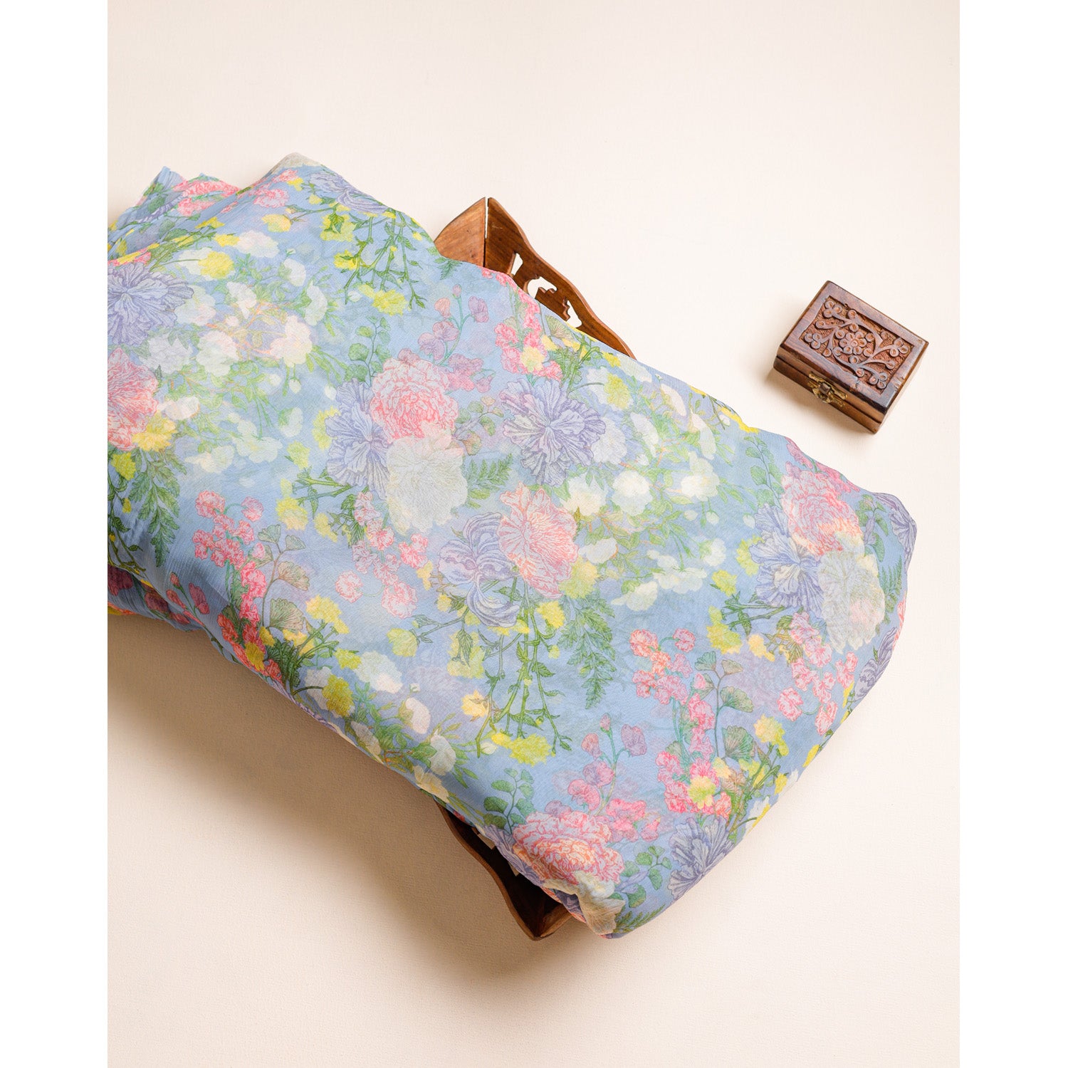 PURE CHIFFON PRINTED FABRIC