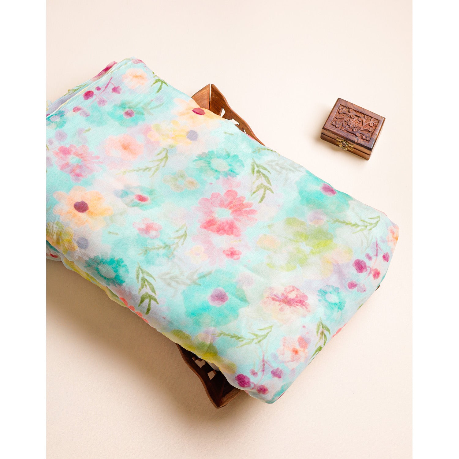 PURE CHIFFON PRINTED FABRIC