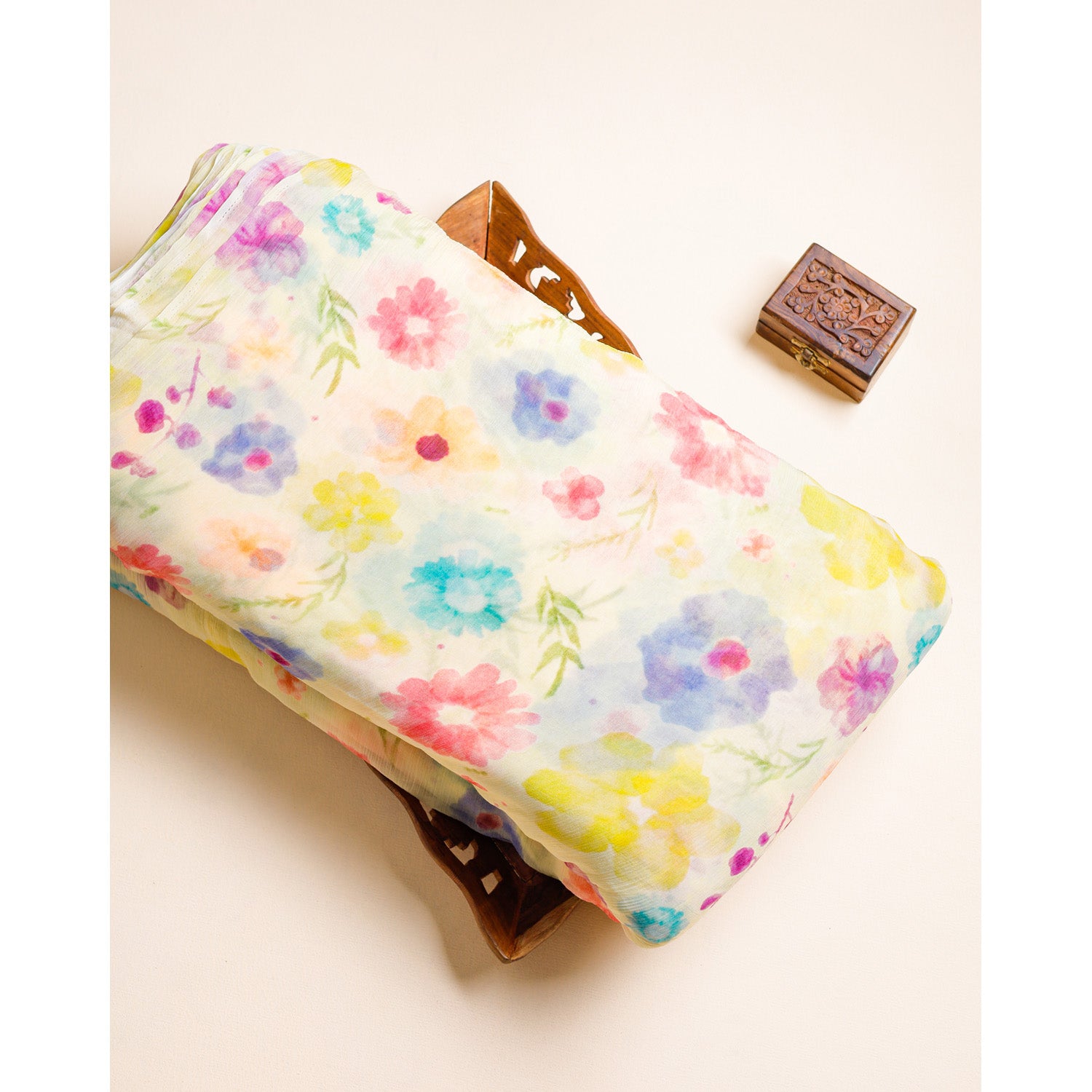 PURE CHIFFON PRINTED FABRIC