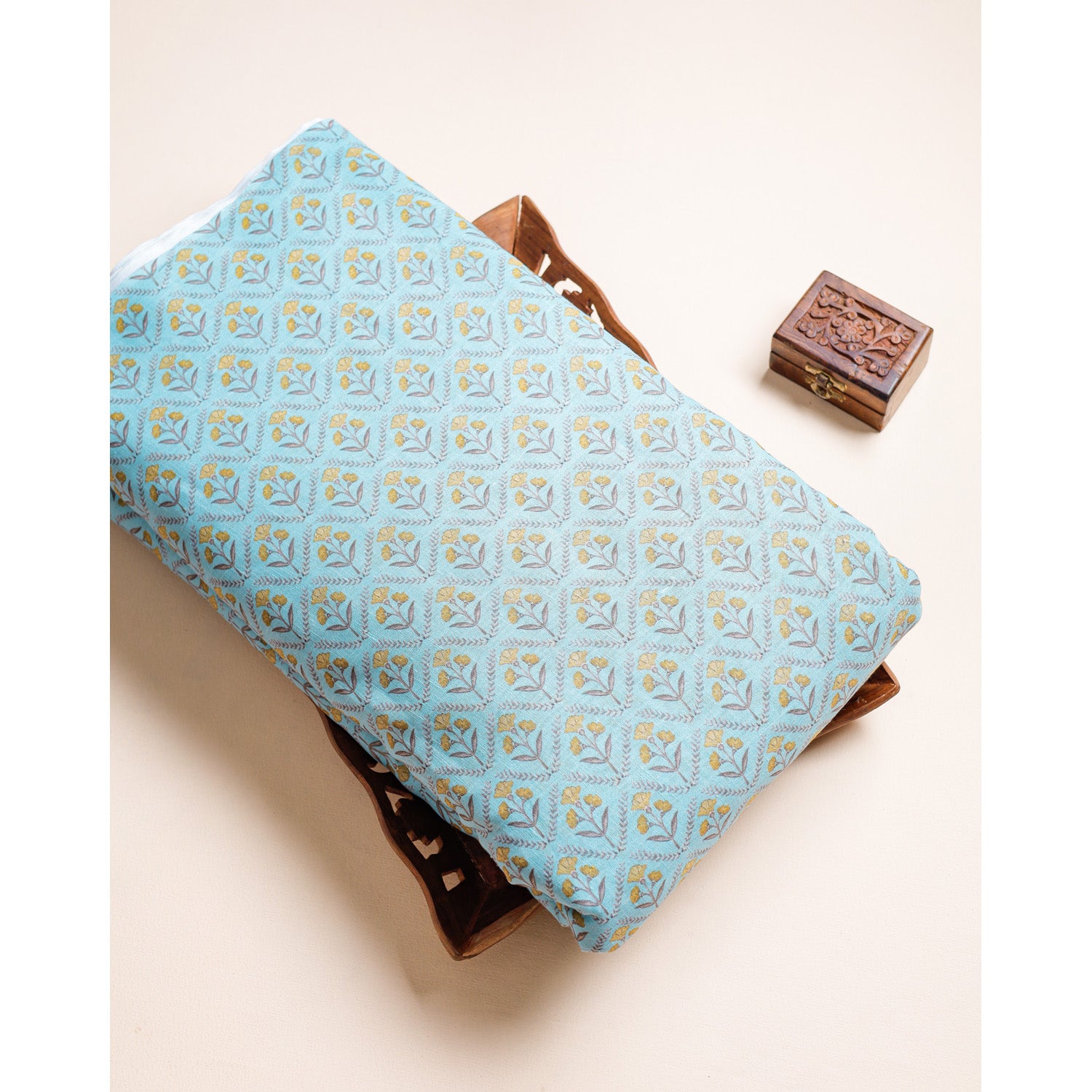 COTTON LINEN PRINTED FABRIC