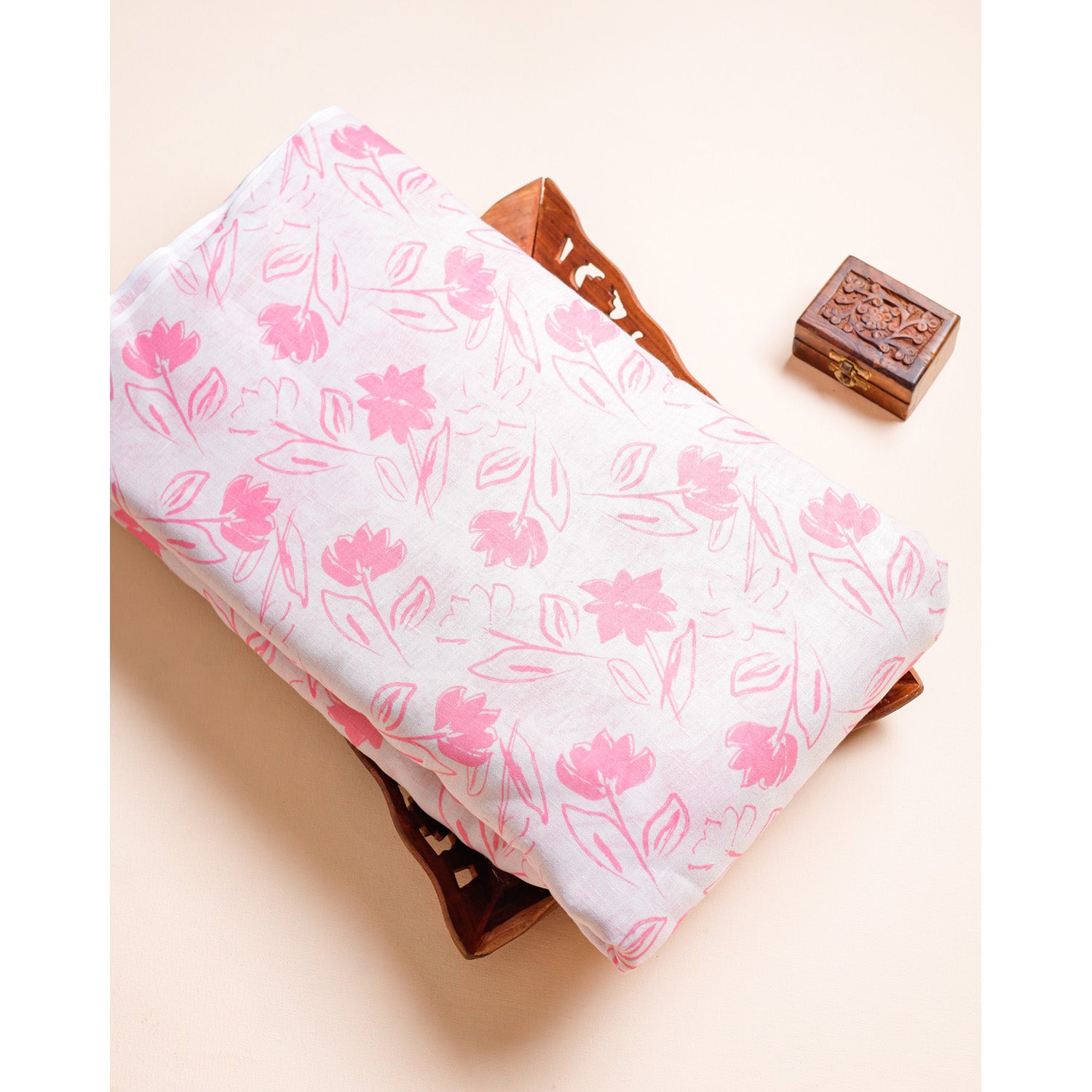 COTTON LINEN PRINTED FABRIC