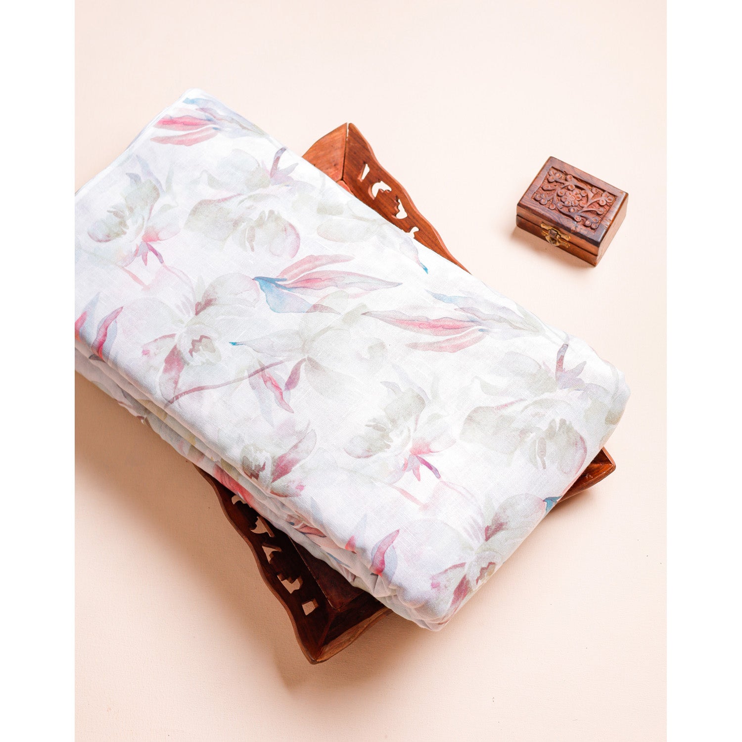 COTTON LINEN PRINTED FABRIC