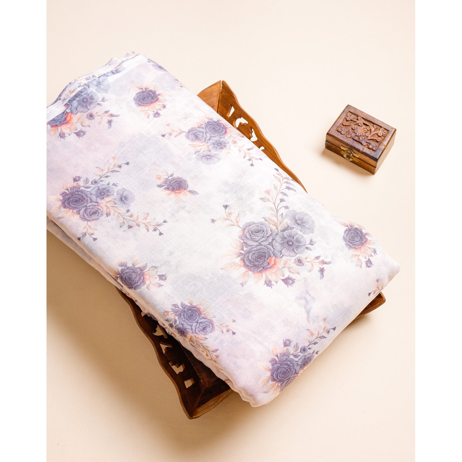 COTTON LINEN PRINTED FABRIC