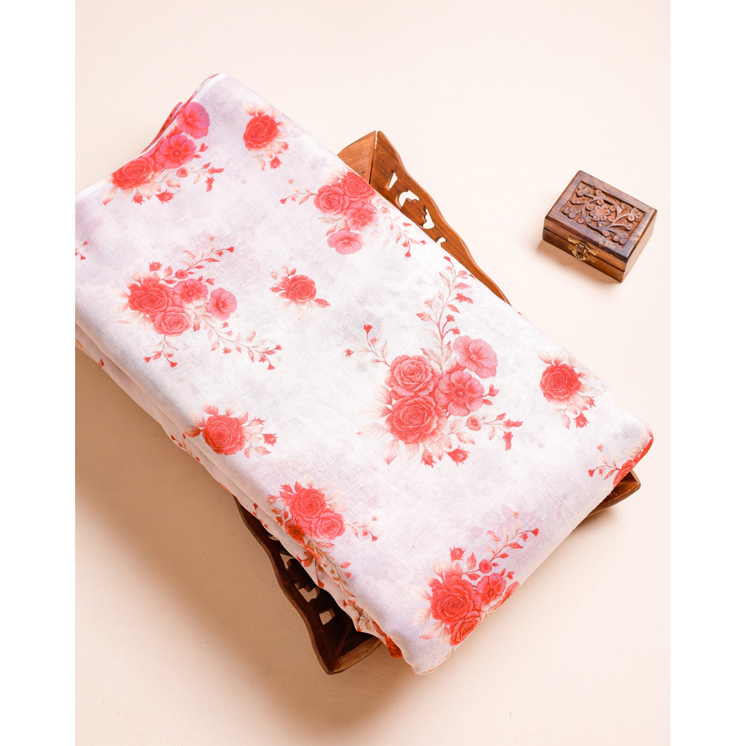 COTTON LINEN PRINTED FABRIC