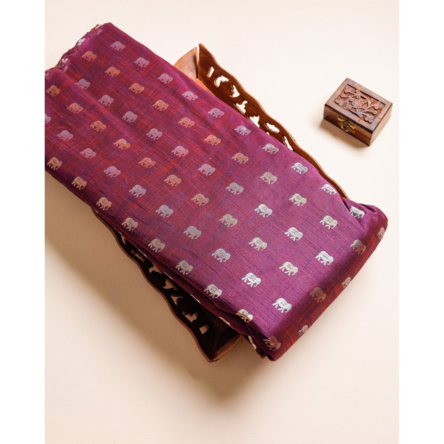 DUPION SILK BROCADE FABRIC
