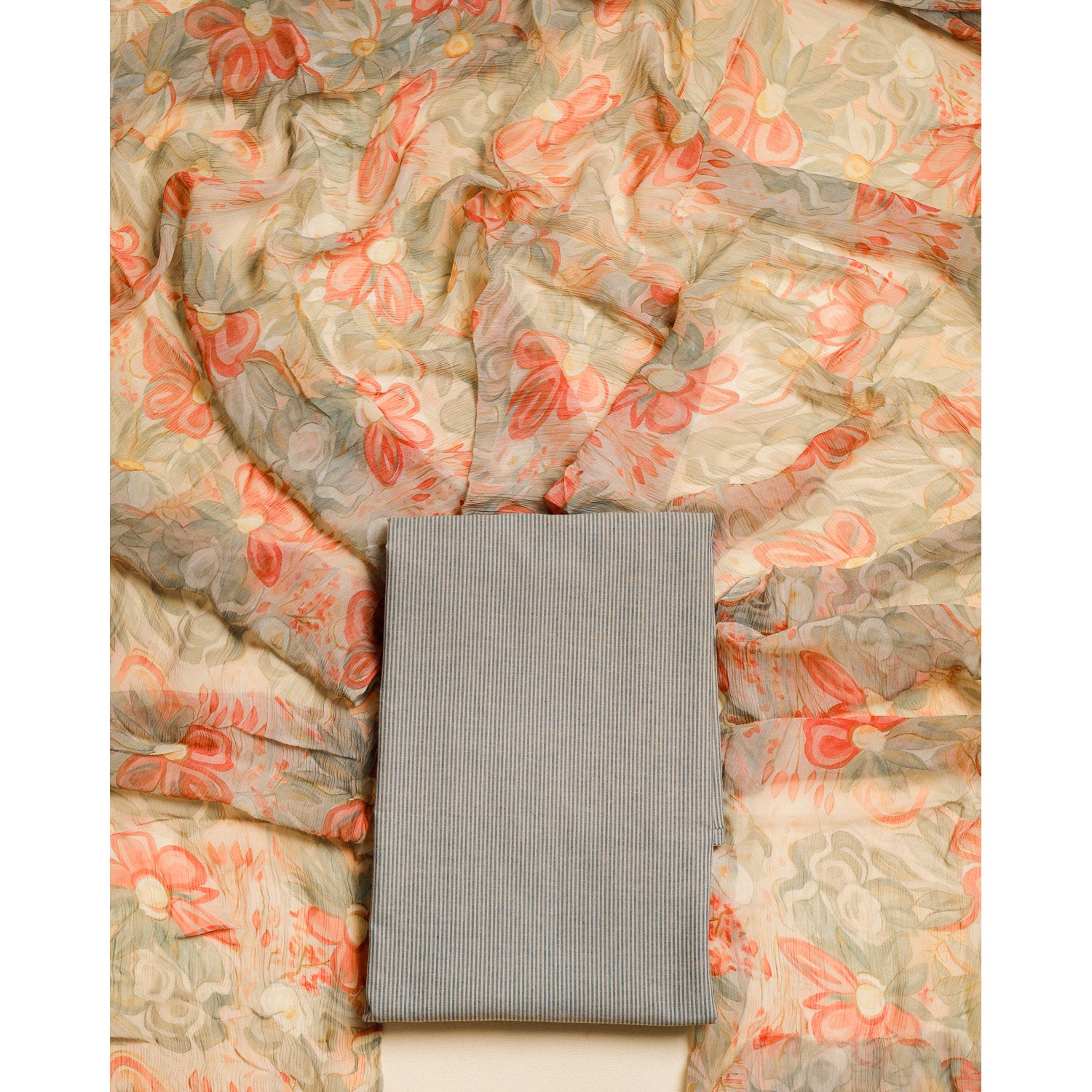 PURE COTTON HANDLOOM 2 PIECE SET