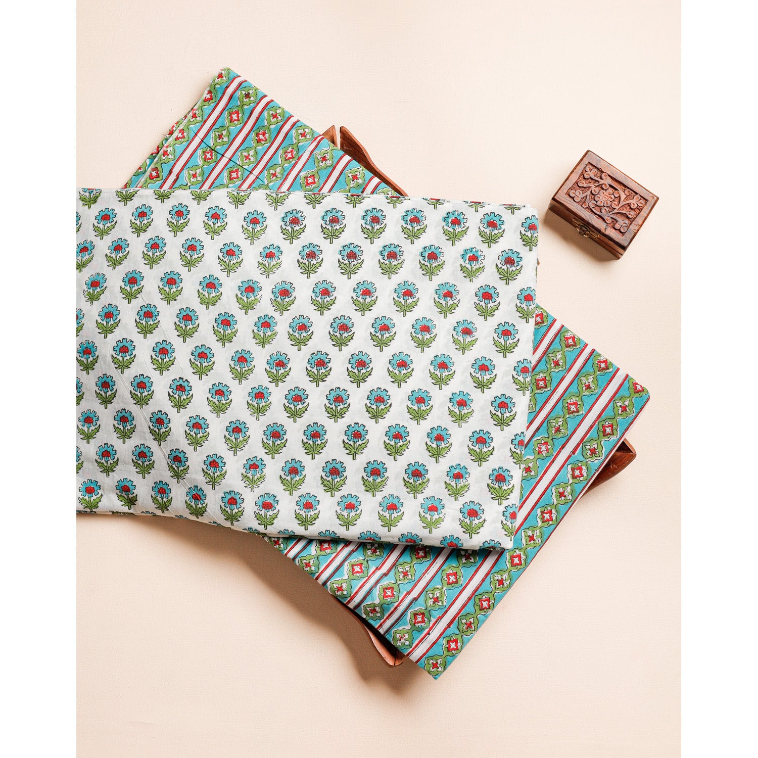 PURE COTTON HANDBLOCK PRINTED FABRICS