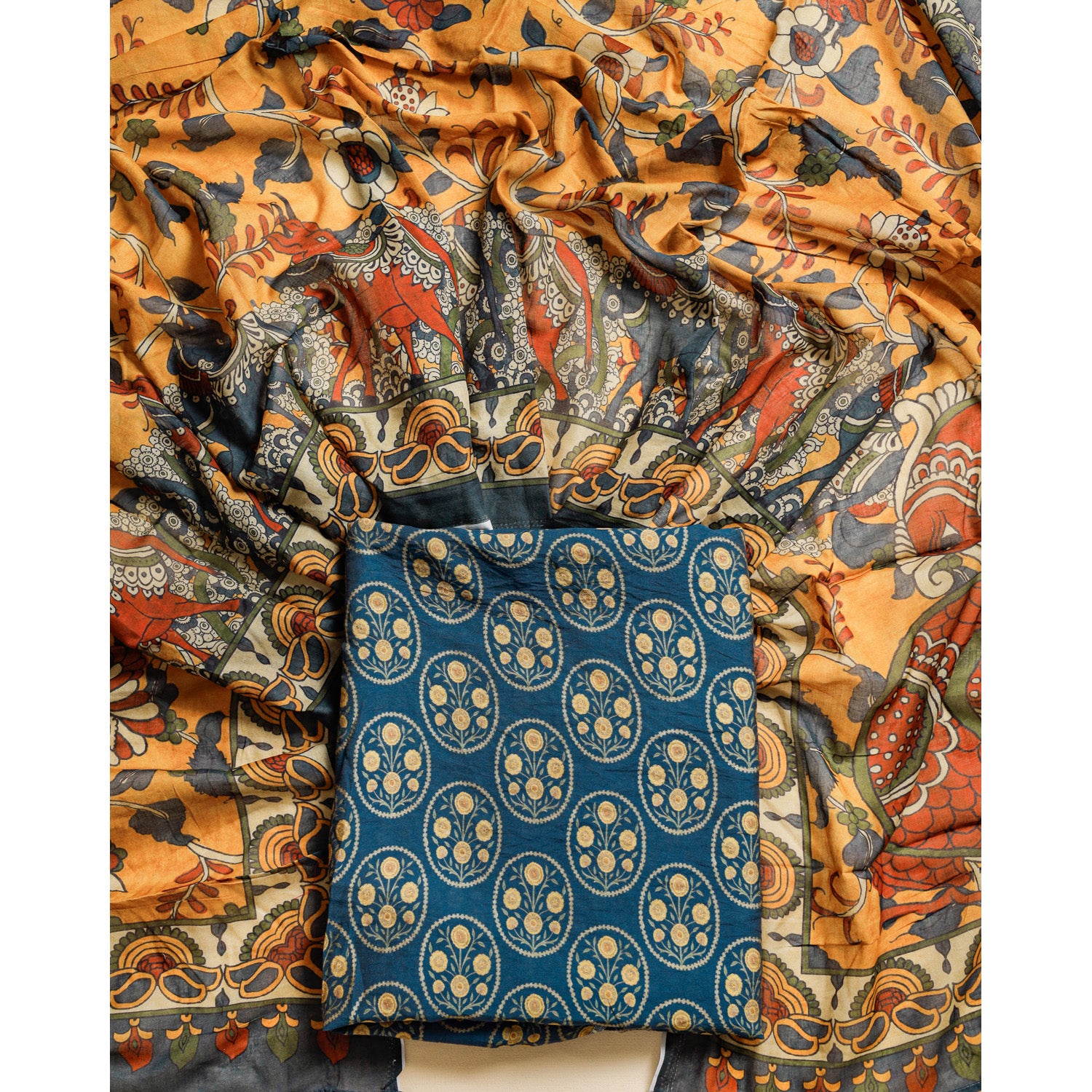 MOGRA CHANDERI 2 PIECE SET