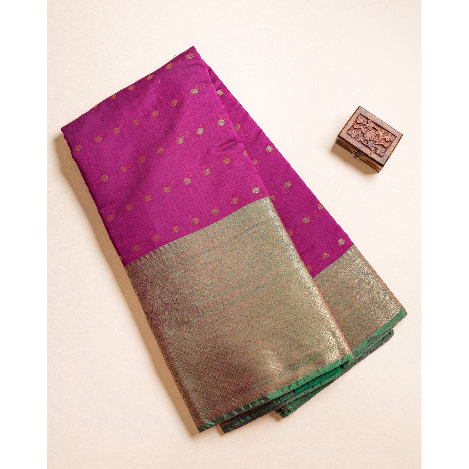 NARAYANPET COTTON SILK BORDER FABRIC