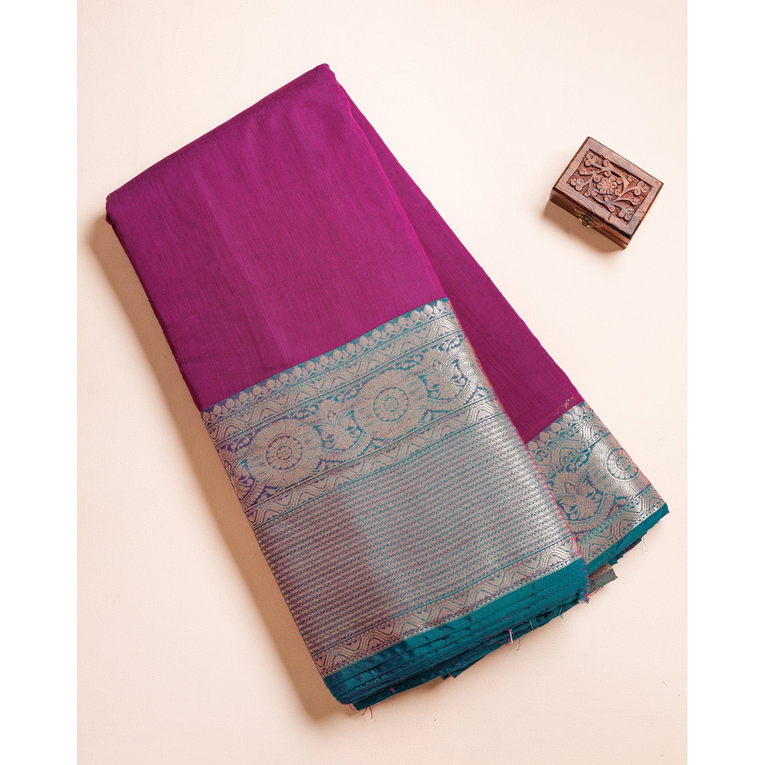 NARAYANPET COTTON SILK BORDER FABRIC