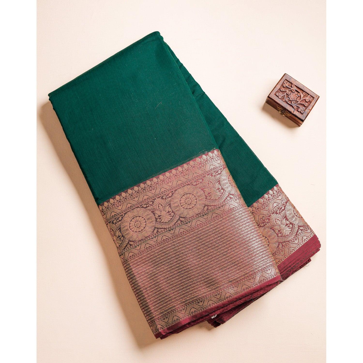 NARAYANPET COTTON SILK BORDER FABRIC