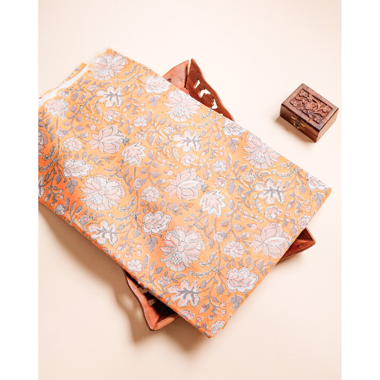 PURE COTTON HANDBLOCK PRINTED FABRIC